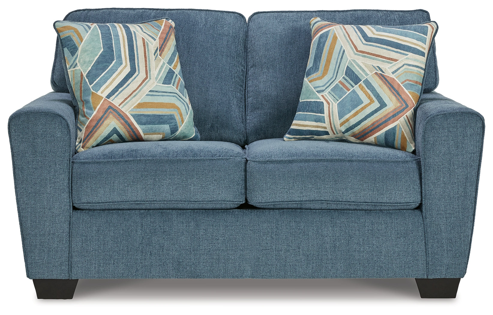 Cashton Sofa, Loveseat, Chair and Ottoman in Blue - PKG015053