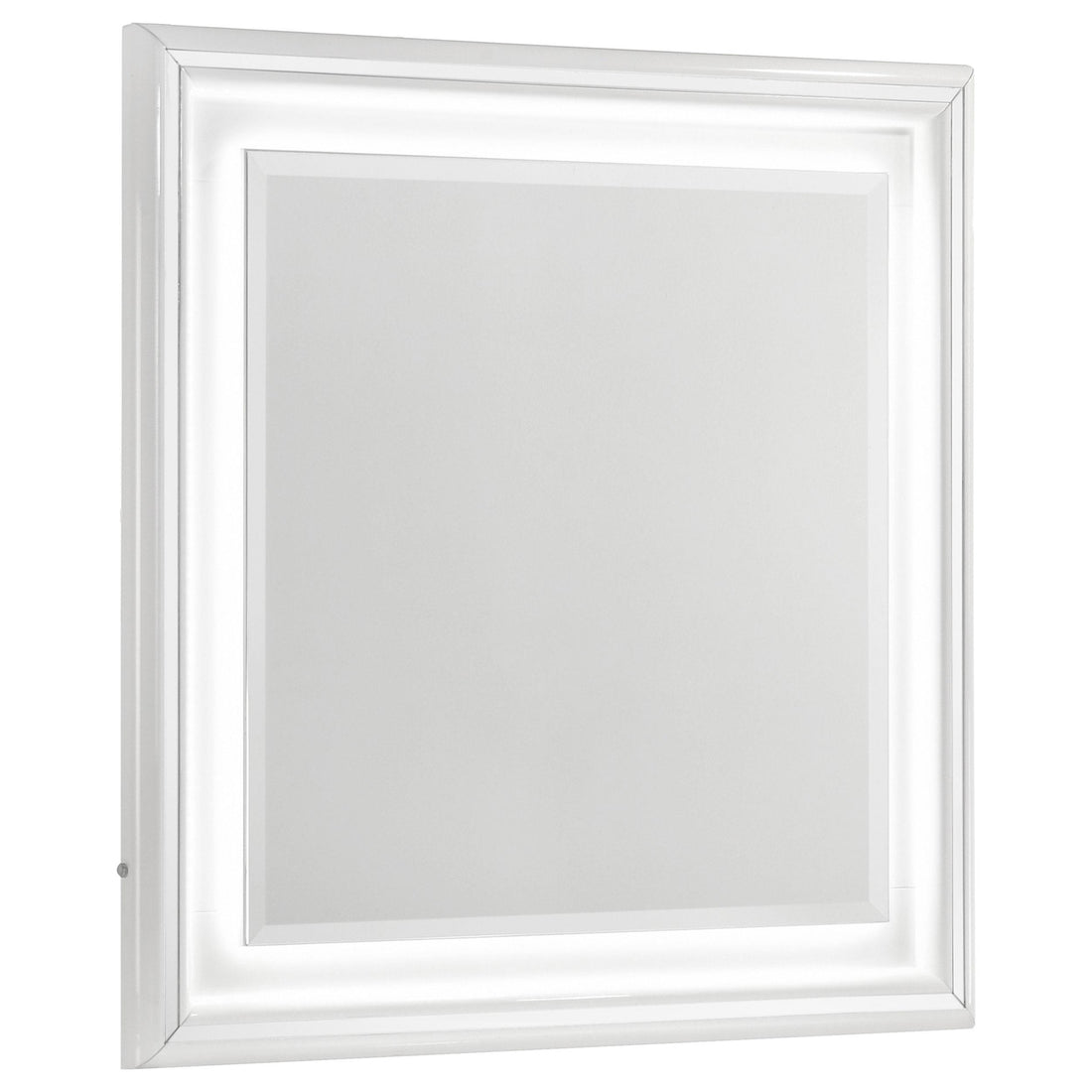 Cassia Dresser Mirror White High Gloss - 215794