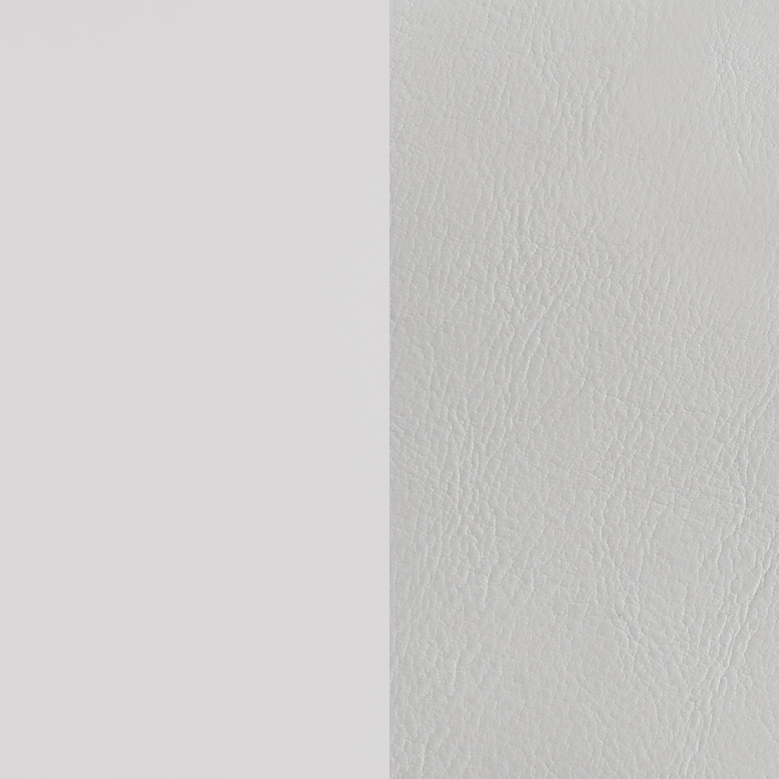 Cassia Eastern King LED Panel Bed White High Gloss - 215791KE