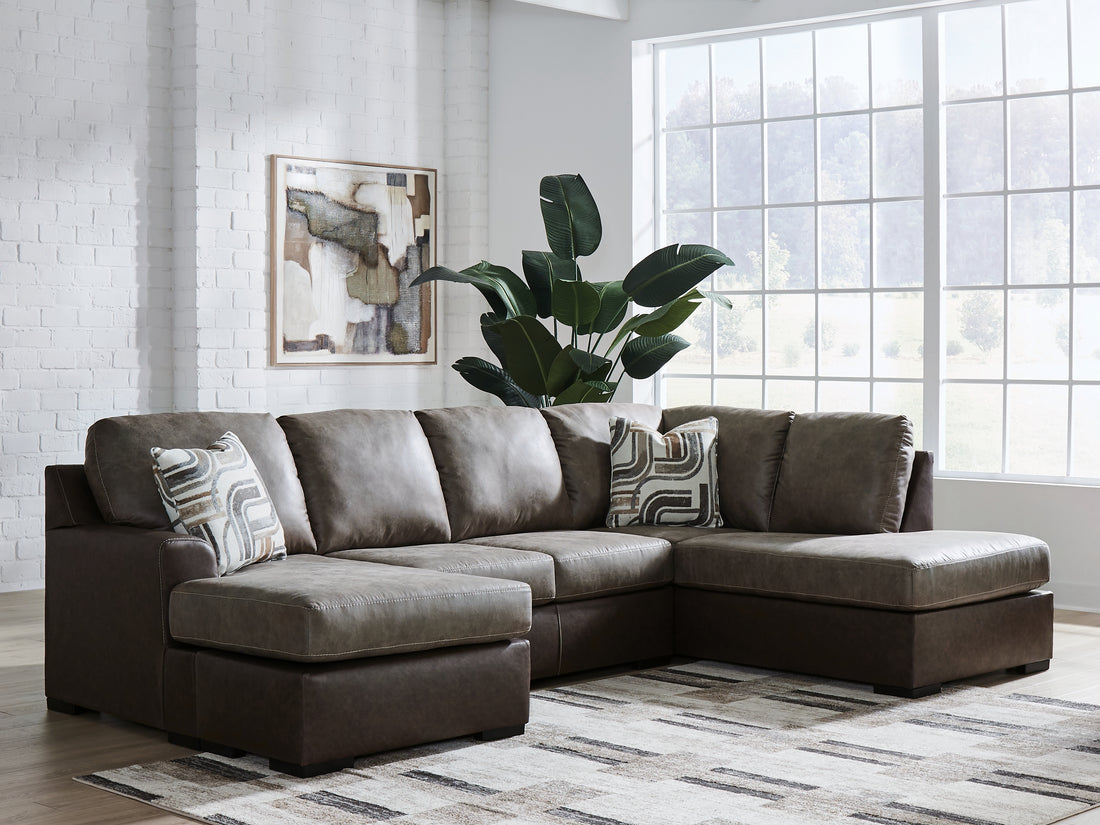 Castille Way Fossil 2-Piece Sectional with Chaise - PC62703S2