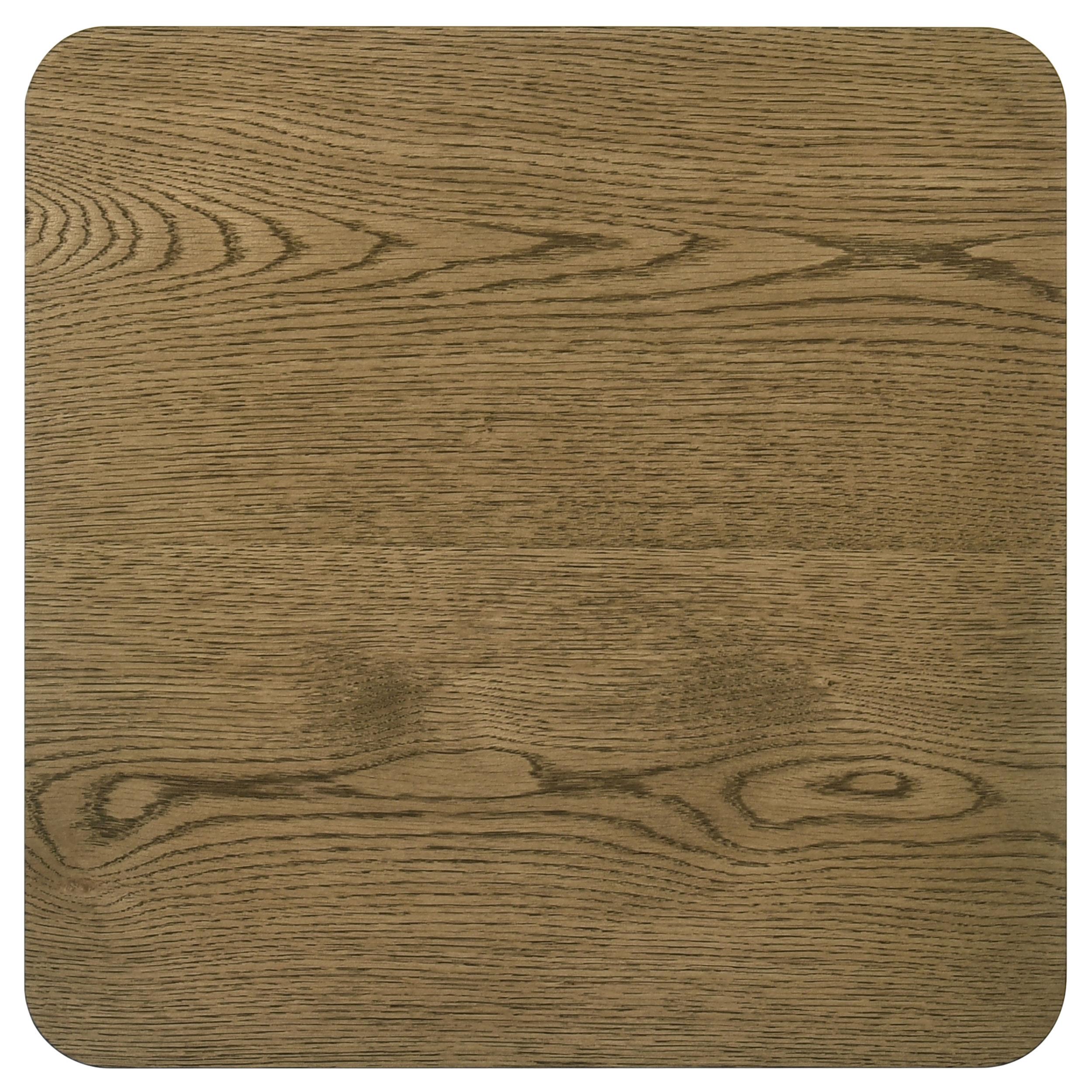 Castlewood Engineered Wood Accent Side End Table Brown Oak - 710857
