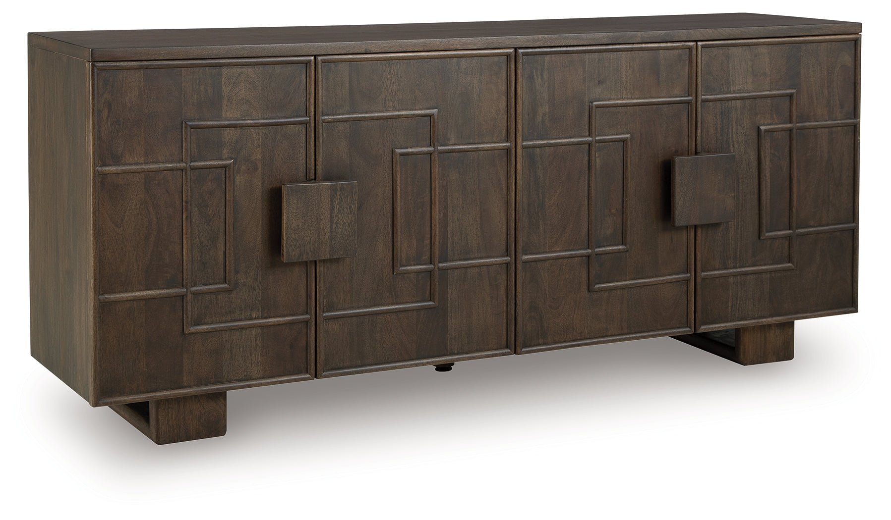 Cato Dark Brown Accent Cabinet - A4000682