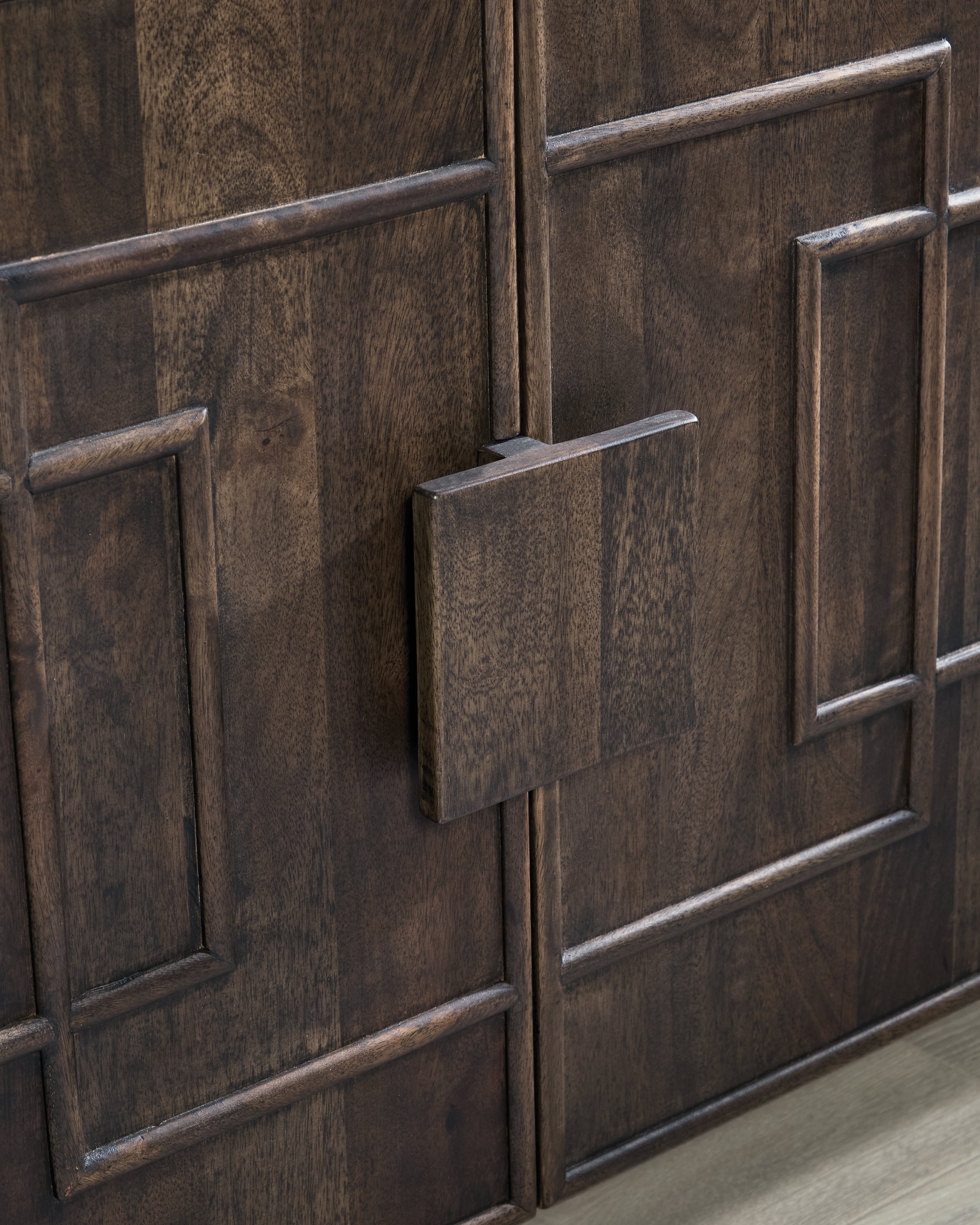 Cato Dark Brown Accent Cabinet - A4000682