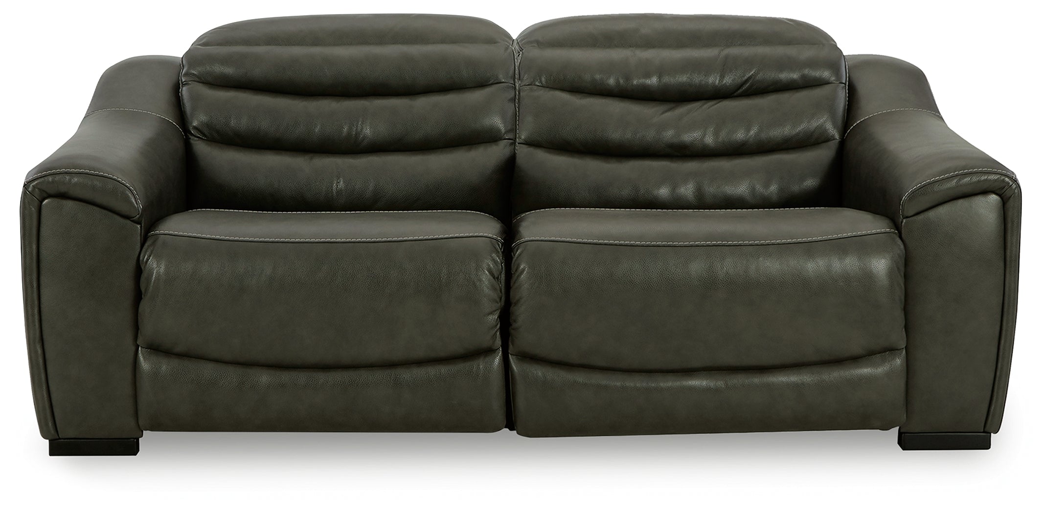 Center Line Dark Gray 2-Piece Power Reclining Loveseat - U63404S1