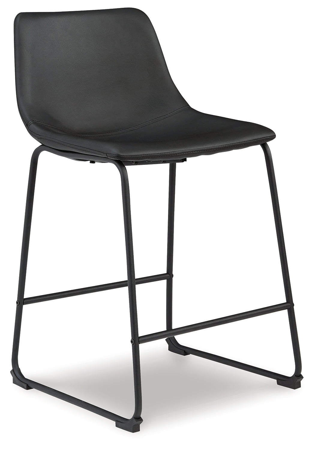 Centiar Black Counter Height Bar Stool (Set of 2) - D372-624X2