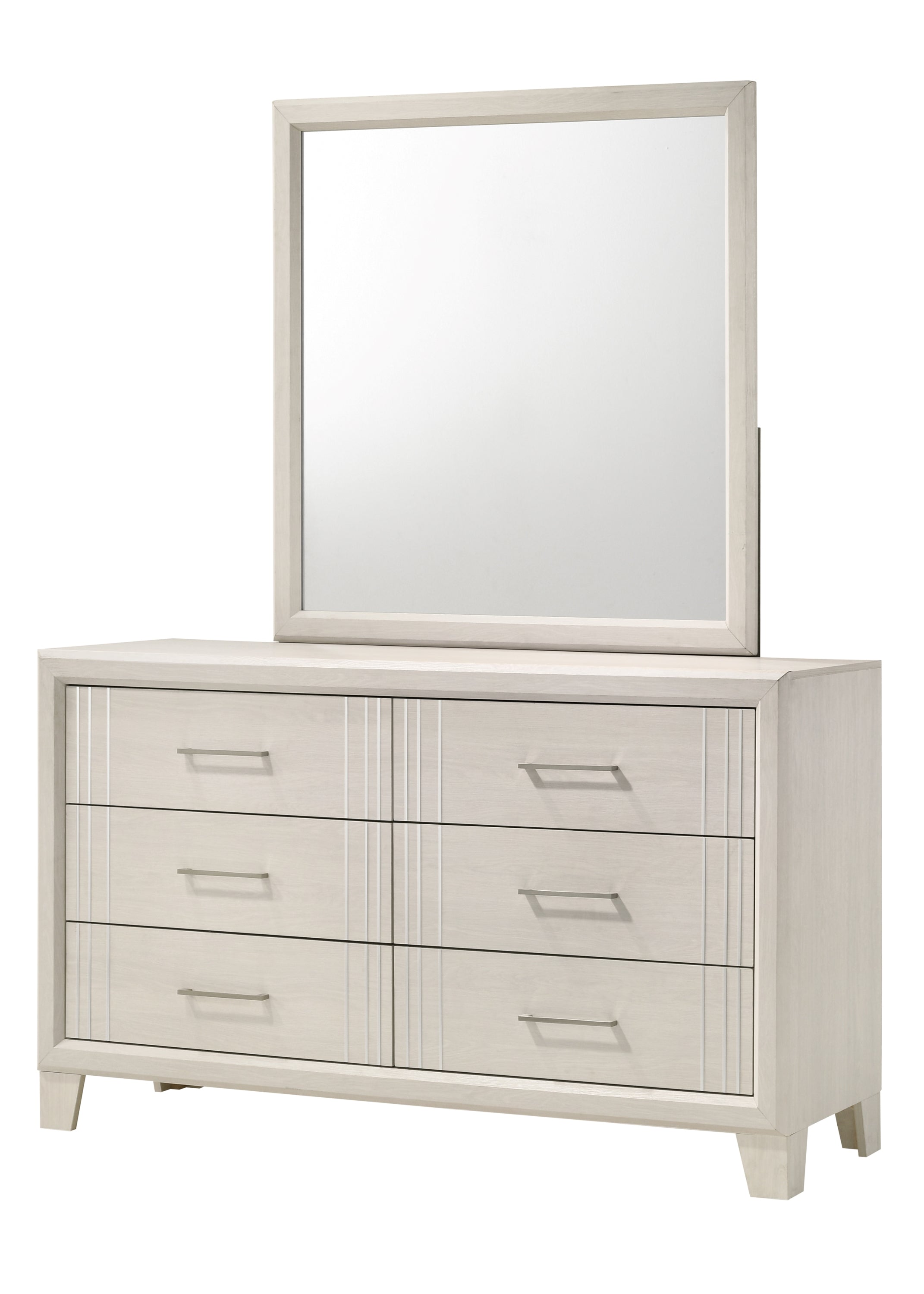 Charlie White King Panel Bed - SET | B9230-K-HBFB | B9230-KQ-RAIL - Bien Home Furniture & Electronics
