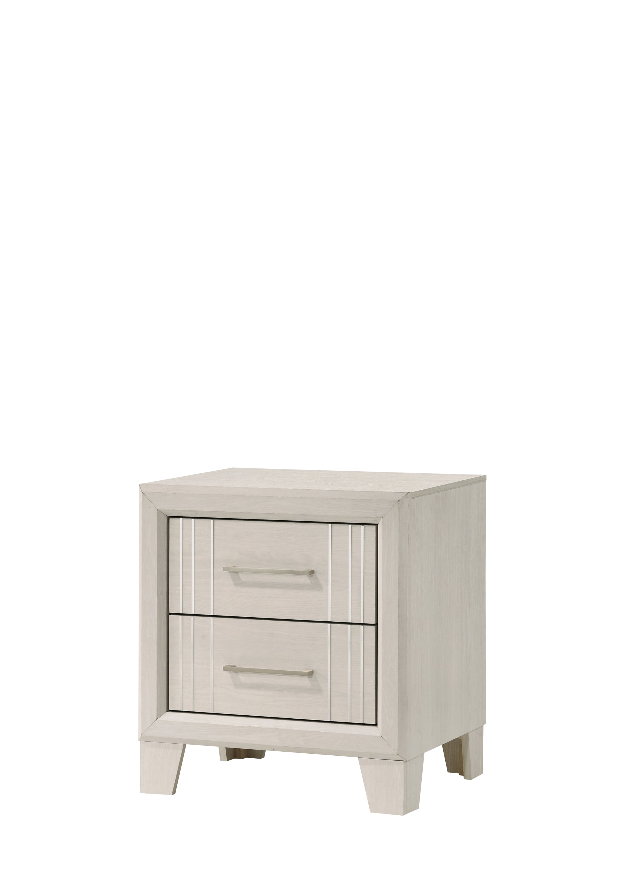 Charlie White Panel Bedroom Set - SET | B9230-Q-HBFB | B9230-KQ-RAIL | B9230-2 | B9230-4 - Bien Home Furniture & Electronics