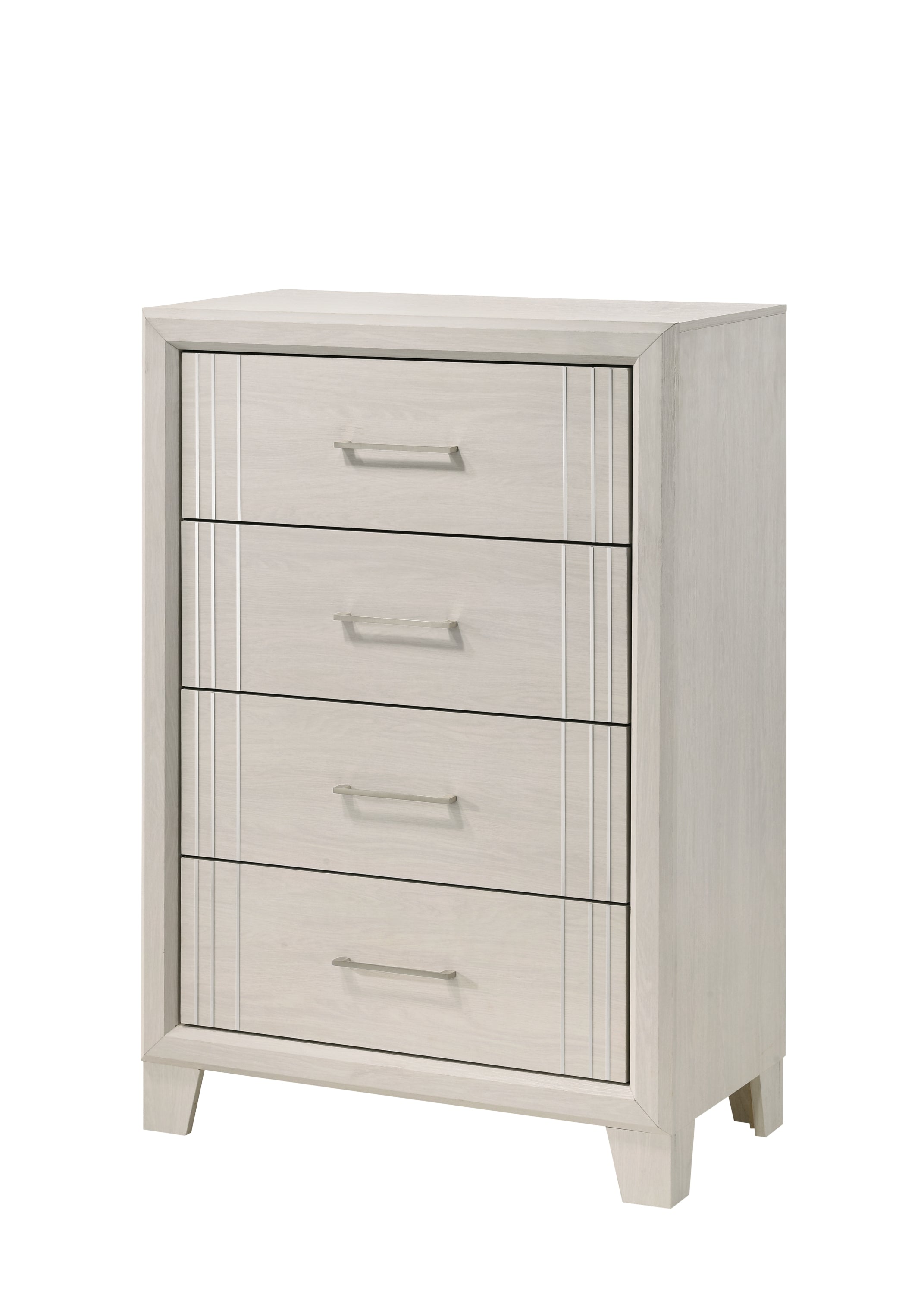 Charlie White Panel Bedroom Set - SET | B9230-Q-HBFB | B9230-KQ-RAIL | B9230-2 | B9230-4 - Bien Home Furniture & Electronics