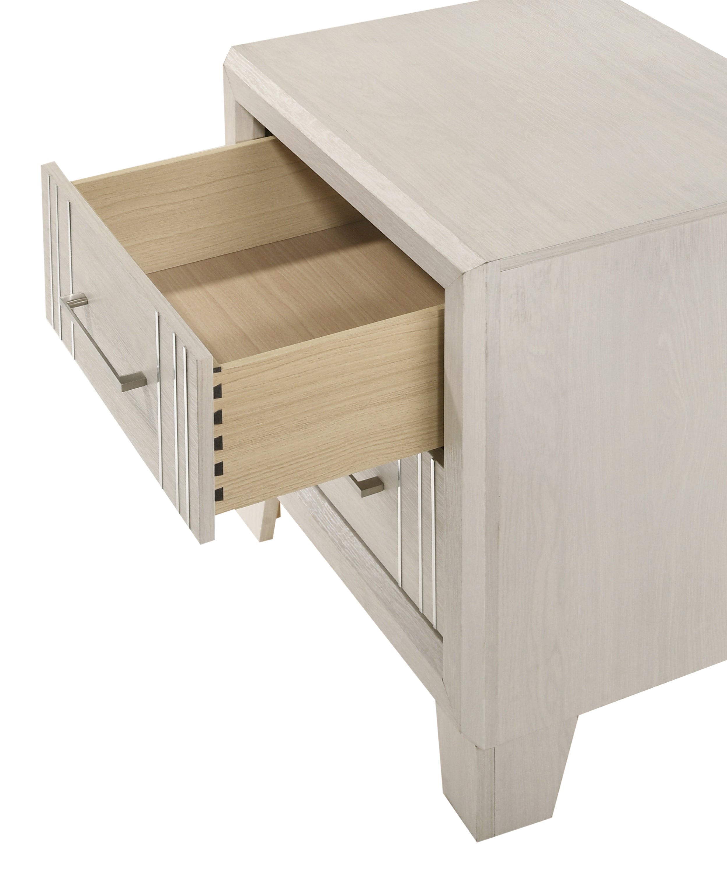 Charlie White Panel Bedroom Set - SET | B9230-Q-HBFB | B9230-KQ-RAIL | B9230-2 | B9230-4 - Bien Home Furniture & Electronics