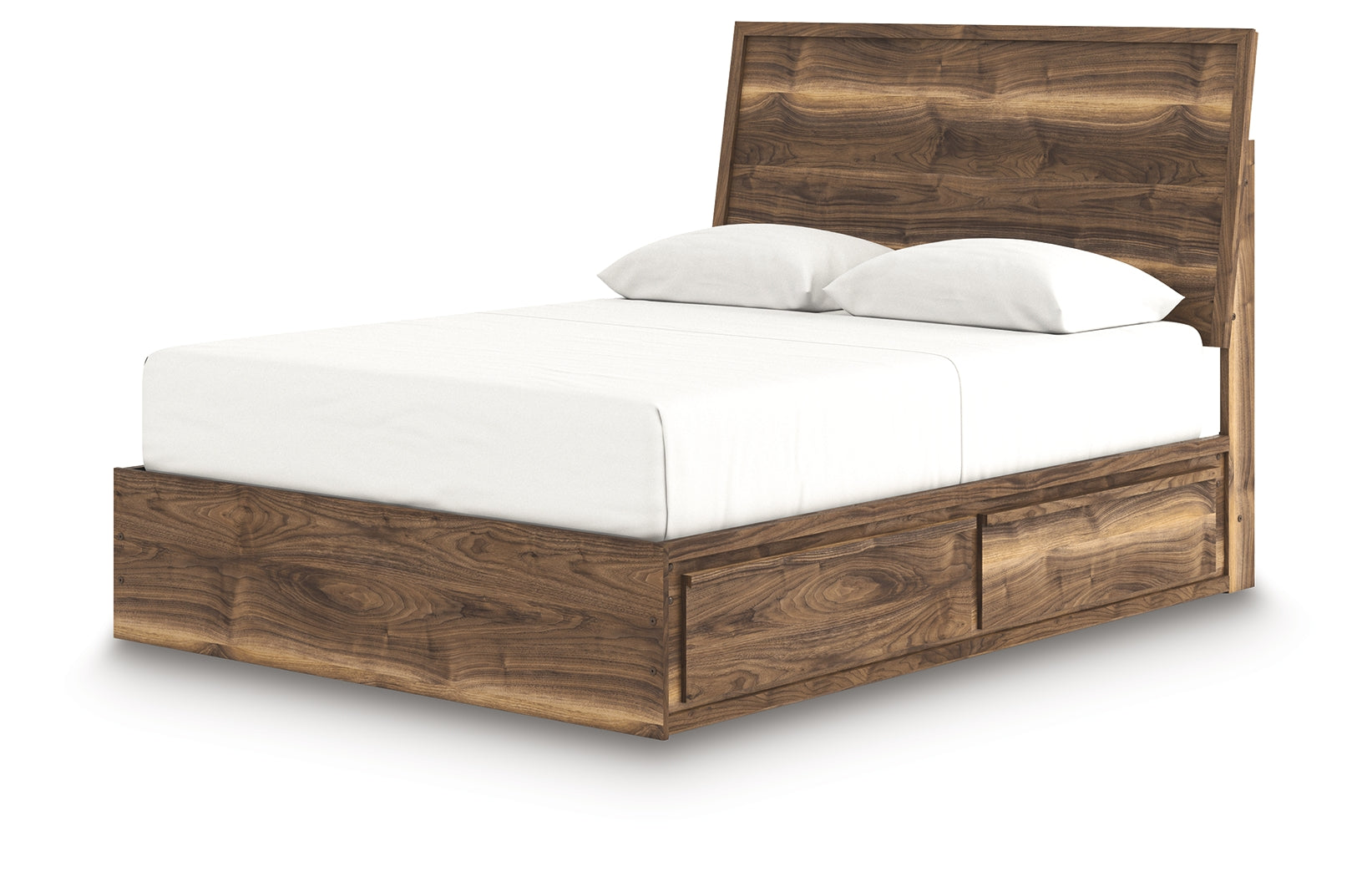 Chirason Brown Queen Panel Bed with Storage - PCB3367B4