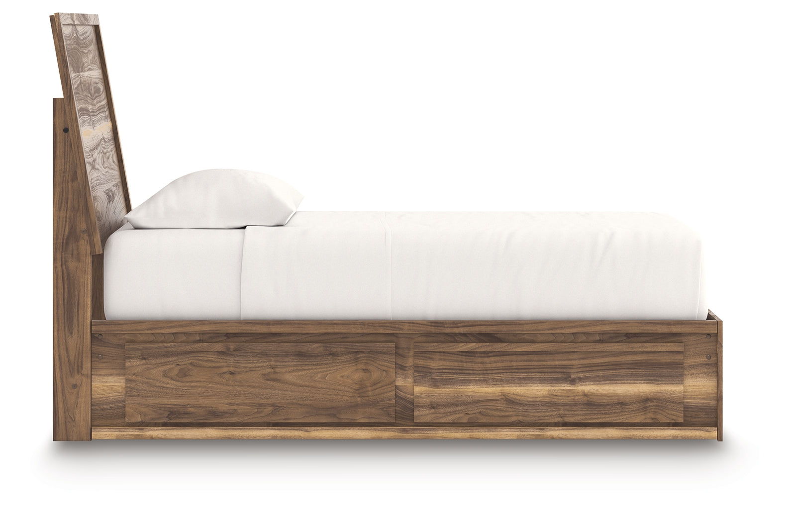 Chirason Brown Twin Panel Bed with Storage - PCB3367B27