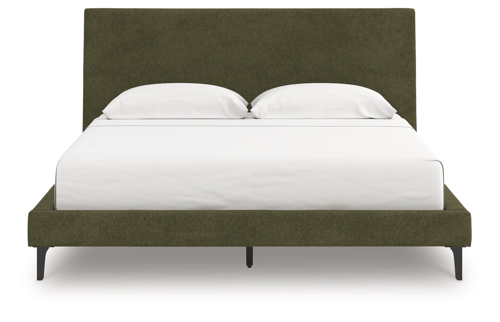 Chirason Sage Green California King Upholstered Bed with Roll Slats - PCB3367-94