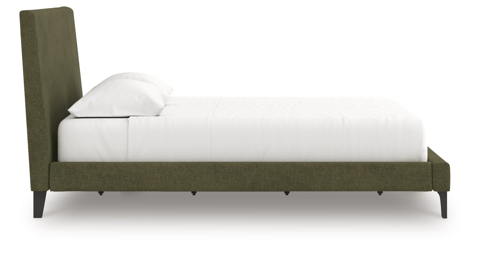 Chirason Sage Green California King Upholstered Bed with Roll Slats - PCB3367-94
