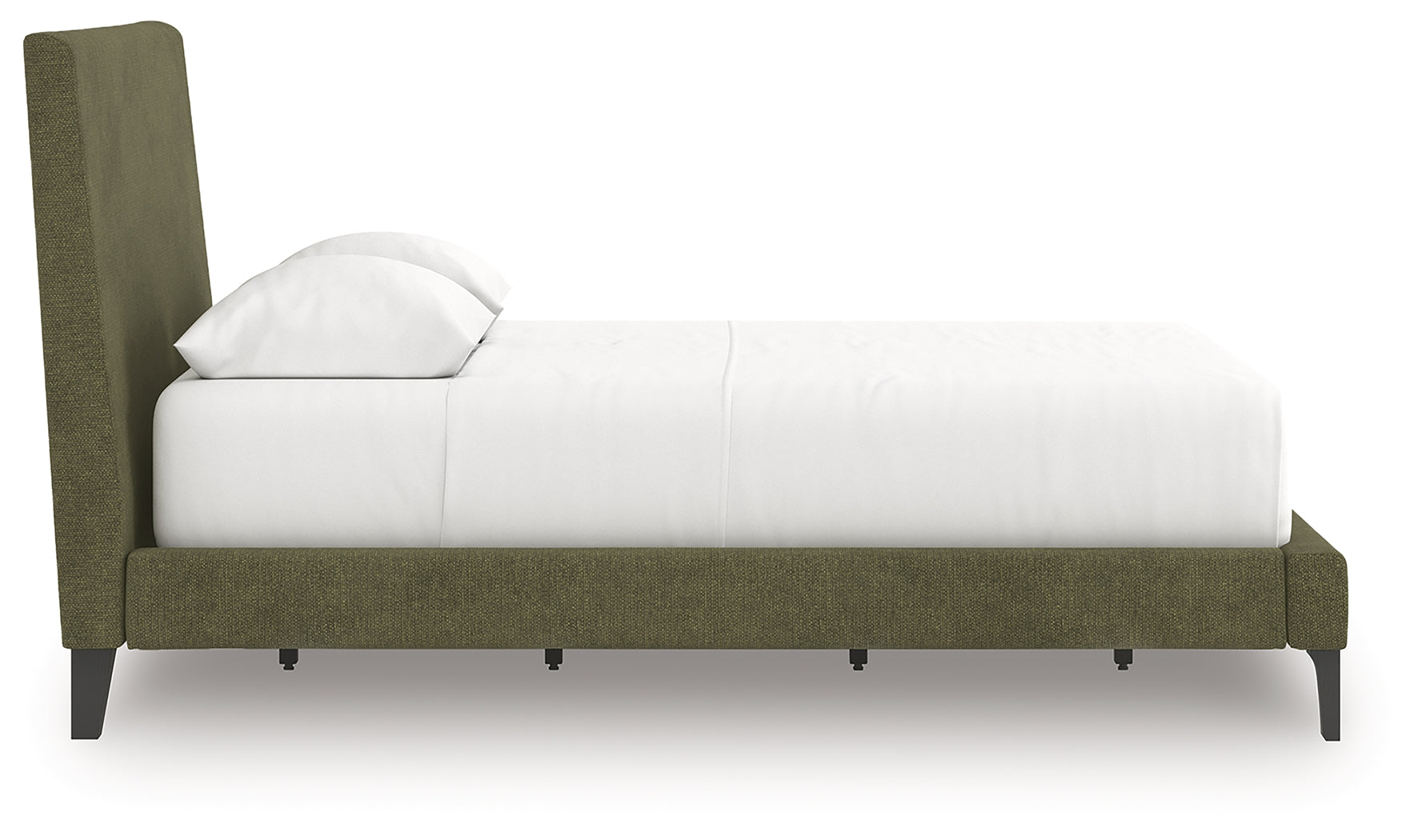 Chirason Sage Green Full Upholstered Bed with Roll Slats - PCB3367-72