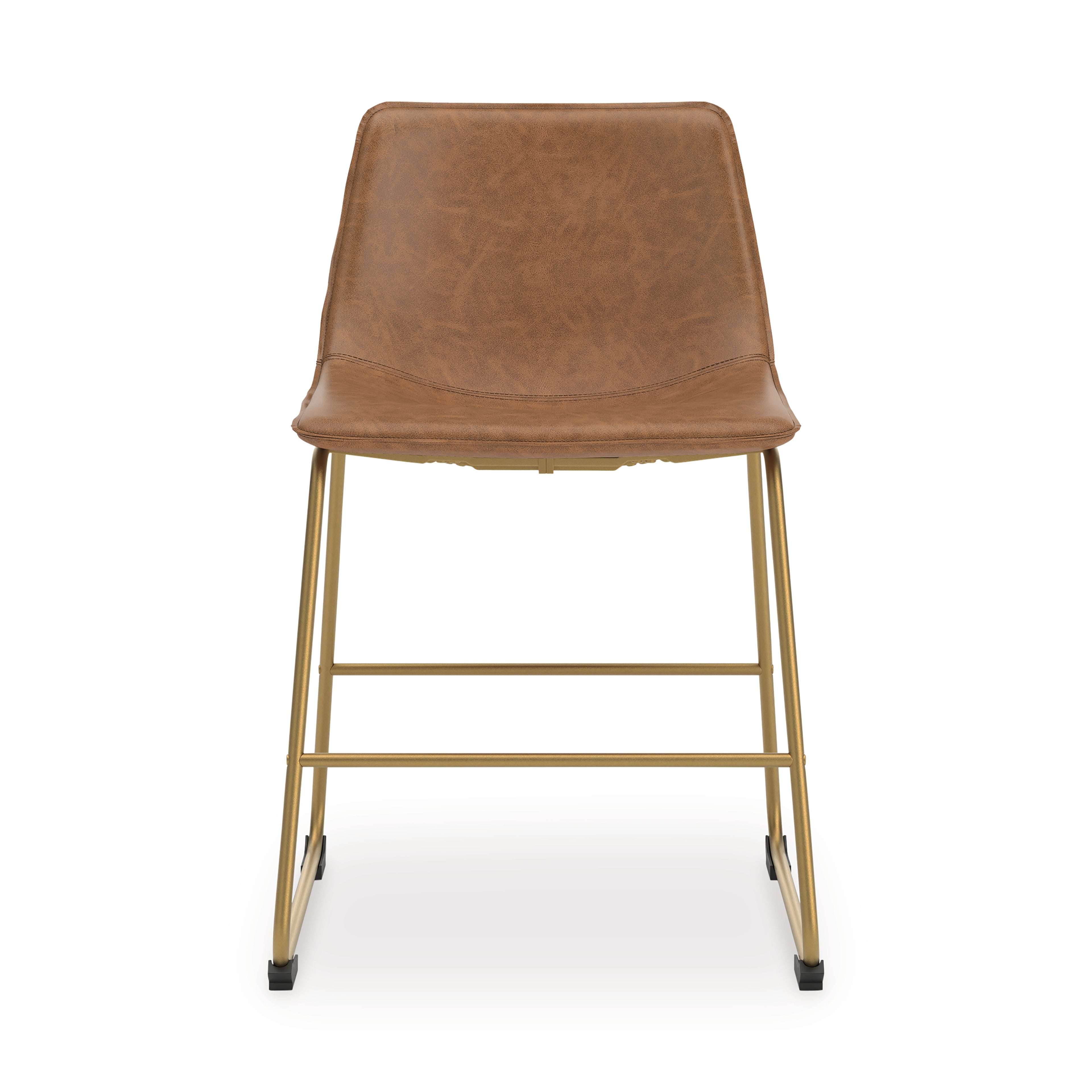 Ciabori Brown/Gold Dining Chair, Set of 2 - PCD373-02