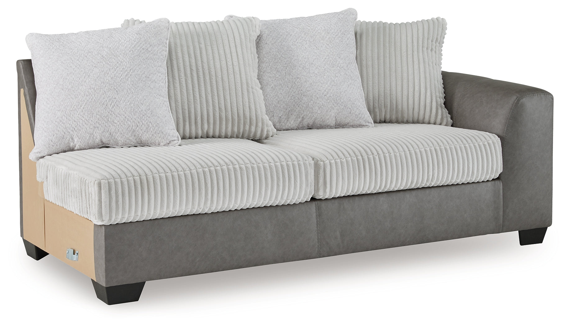 Clairette Court Alloy Right-Arm Facing Sofa - 3150367