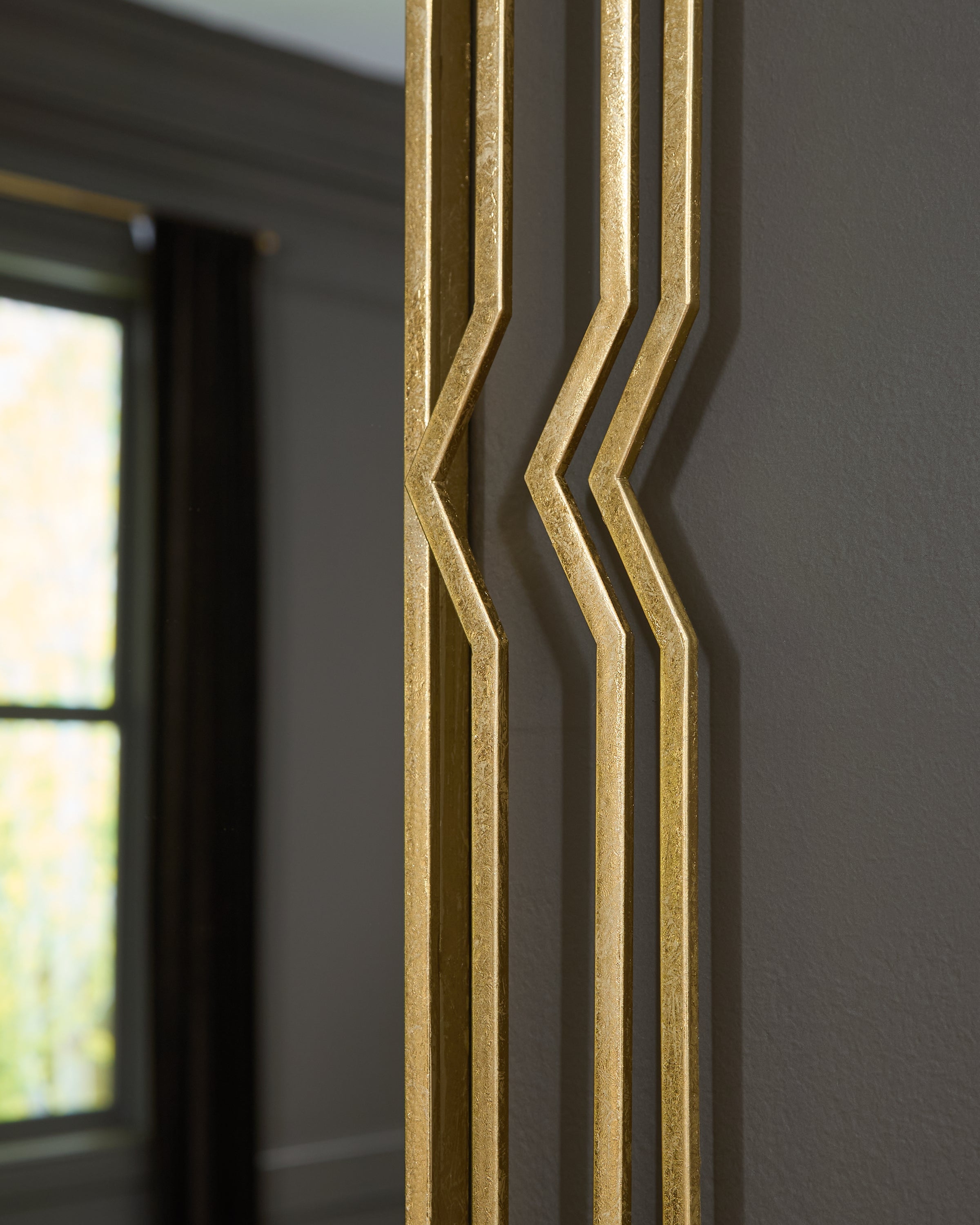 Claybrook Gold Finish Accent Mirror - A8010349