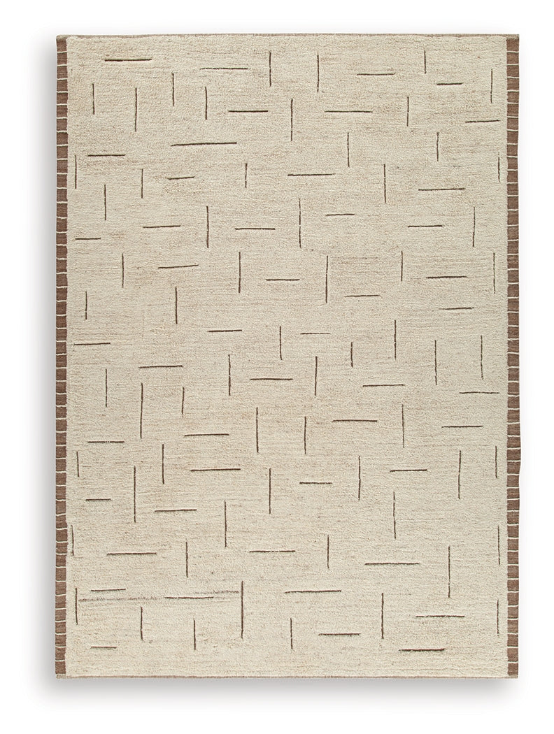 Clayman Beige/Brown Extra Large Rug - R408340