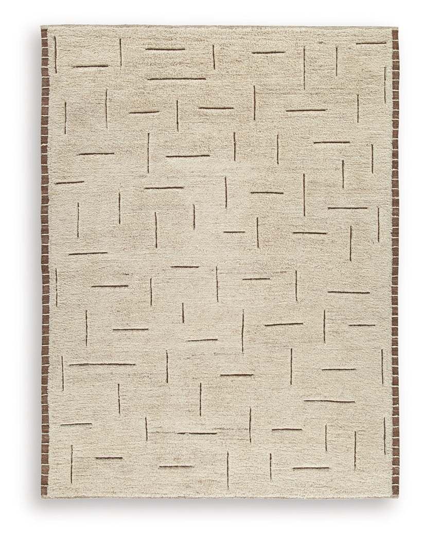 Clayman Beige/Brown Large Rug - R408341