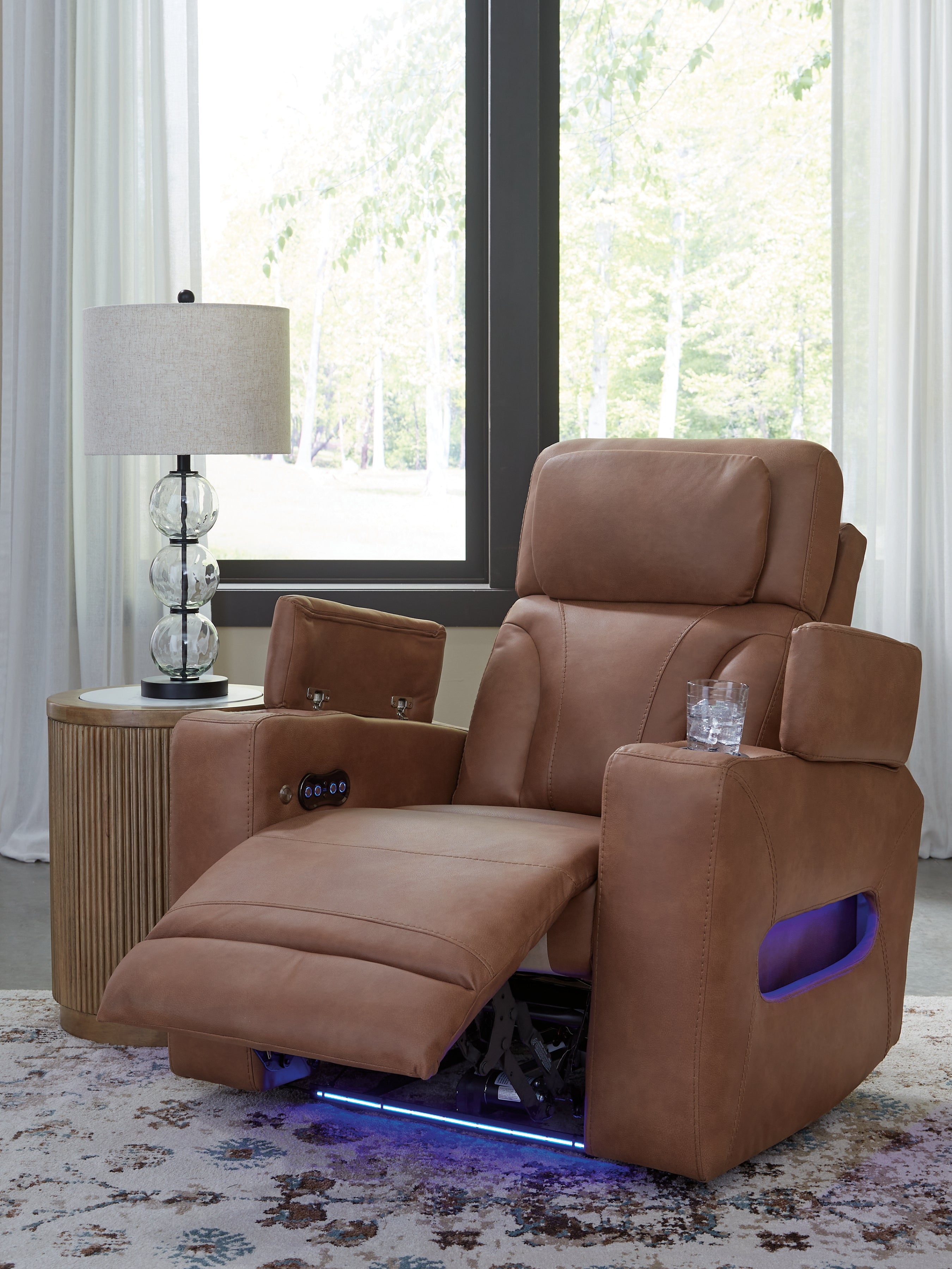 Clean-Slate Caramel Power Recliner - PC5010113