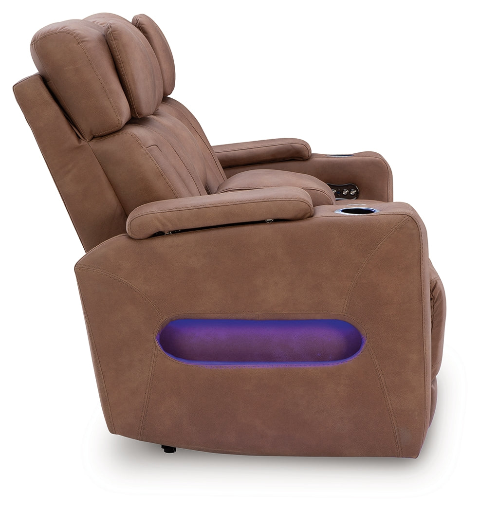 Clean-Slate Sofa, Loveseat and Recliner in Caramel from Ashley - Luna Furniture