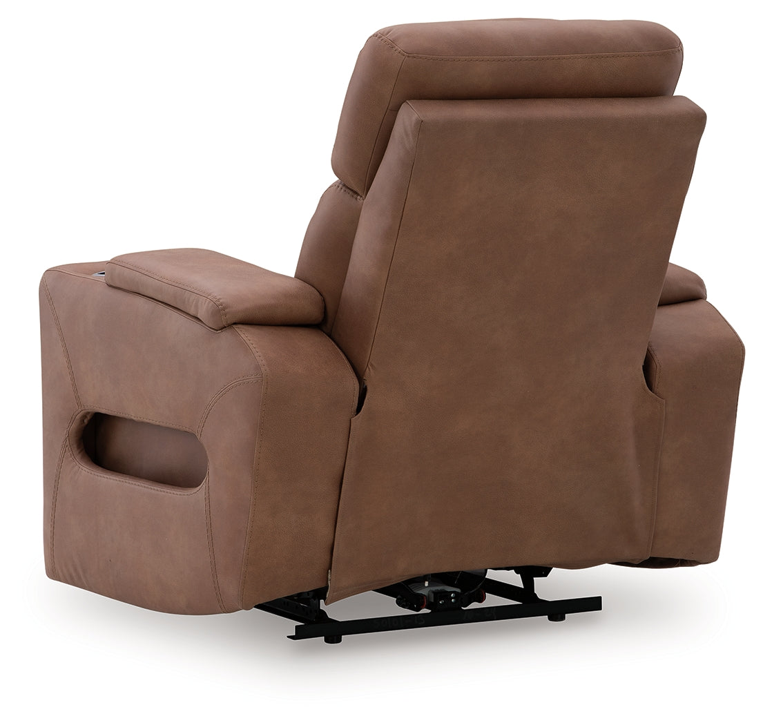 Clean-Slate Sofa, Loveseat and Recliner in Caramel from Ashley - Luna Furniture