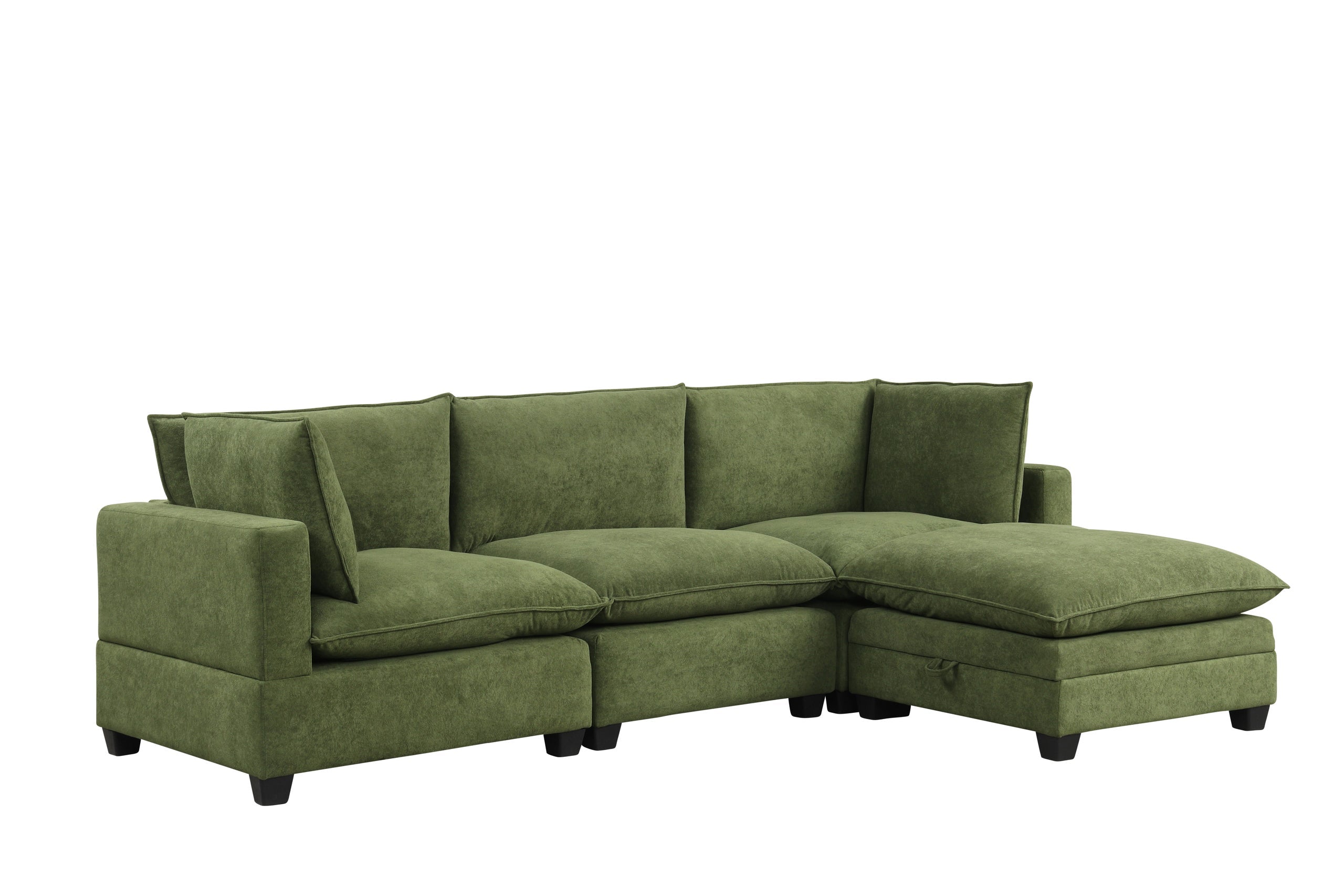 Cloud22 Modular Sectional (Performance Fabric) - CLOUD22 (Olive)
