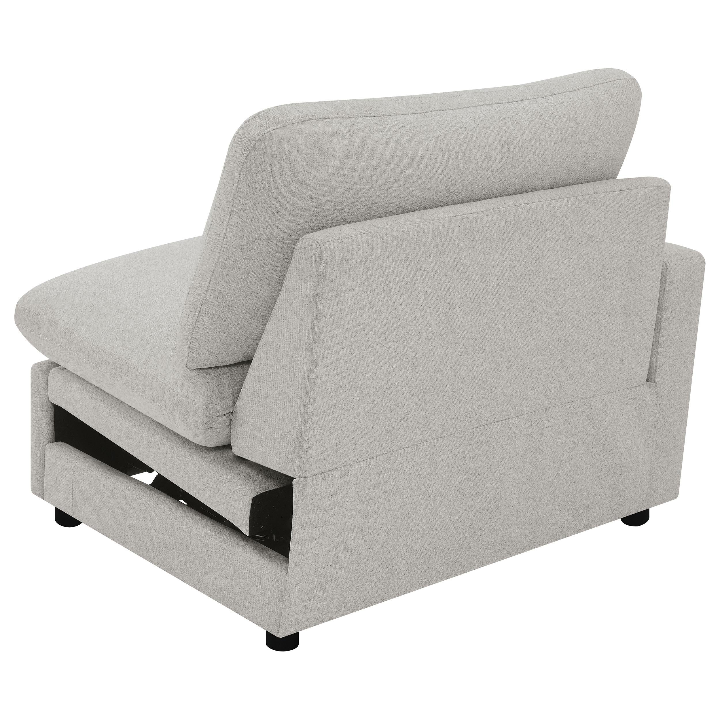 Collins Upholstered LAF Power Recliner Grey - 609560LRP