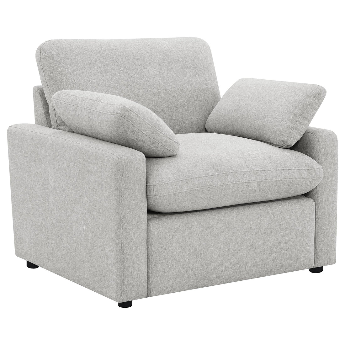 Collins Upholstered Power Recliner Chair Grey - 609563P