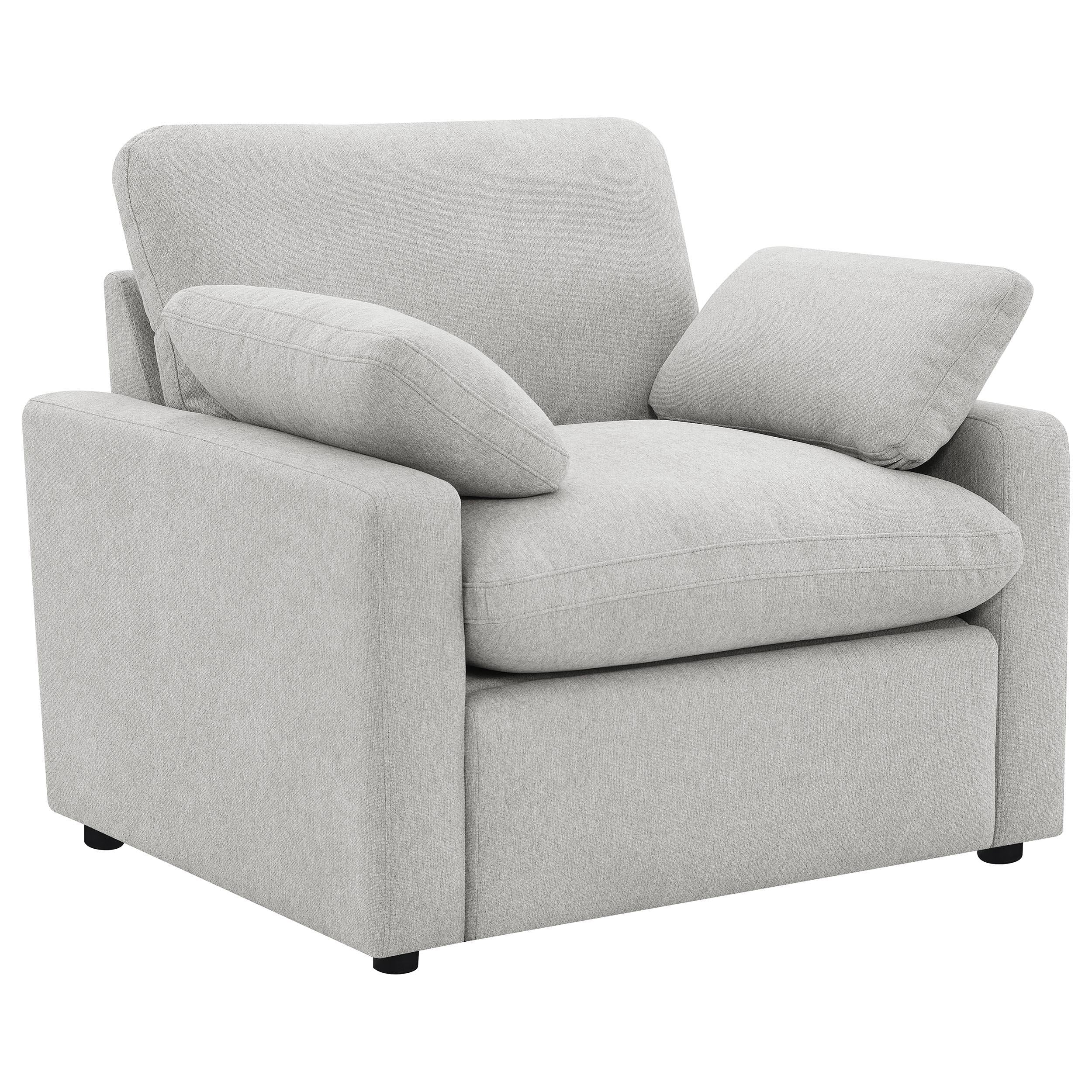 Collins Upholstered Power Recliner Chair Grey - 609563P