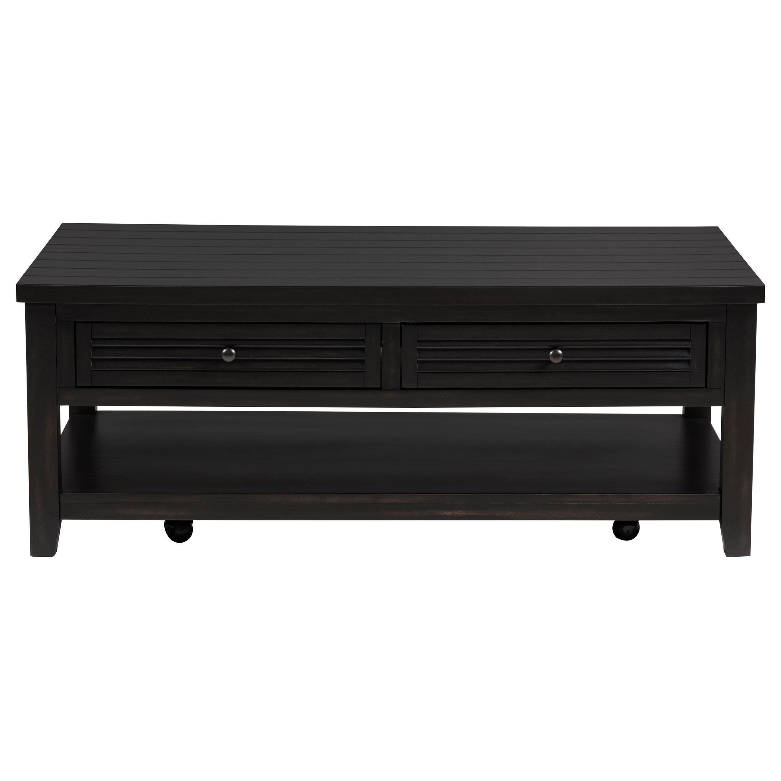 Concord 2-piece Coffee and End Table Set Distressed Java - 710578-S2