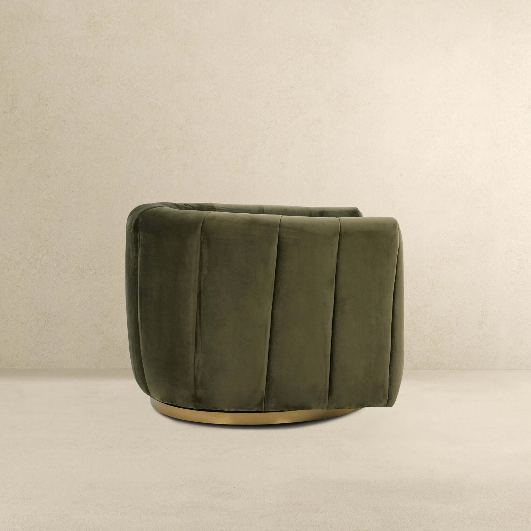Cosey Green Velvet Swivel Chair - SCH03500101