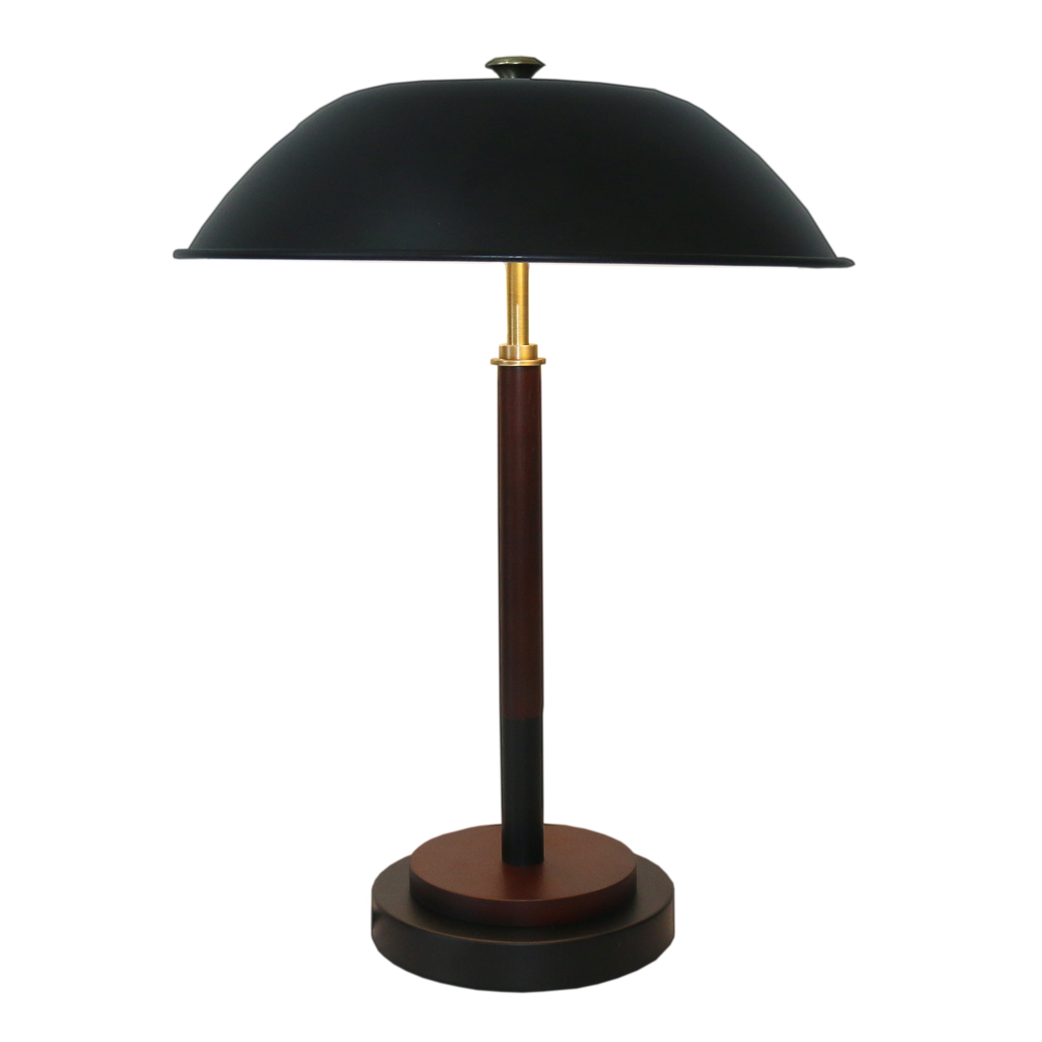 Cosmiclume Black Umbrella Shaped Table Lamp - Walnut - Bronze - TBL04203001