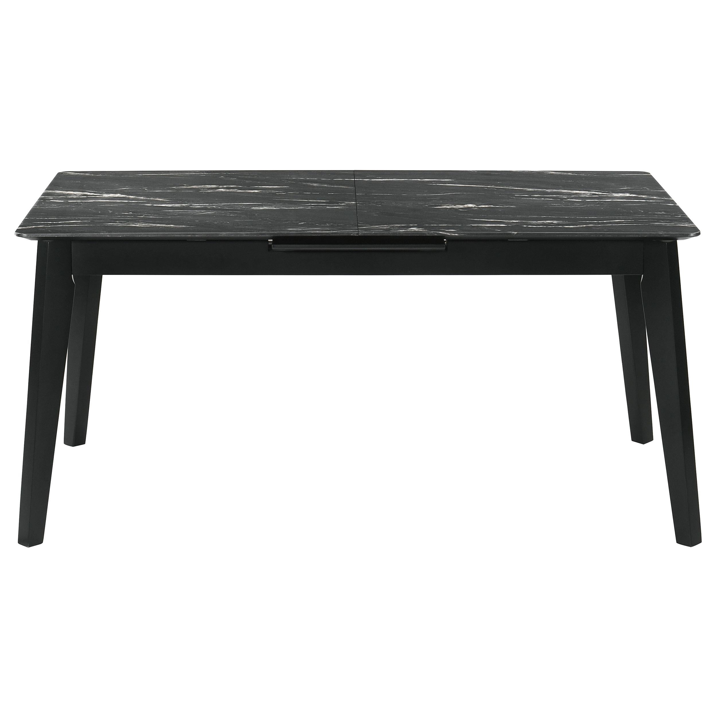 Crestmont 5-piece Extension Leaf Dining Table Set Black - 121251-S5