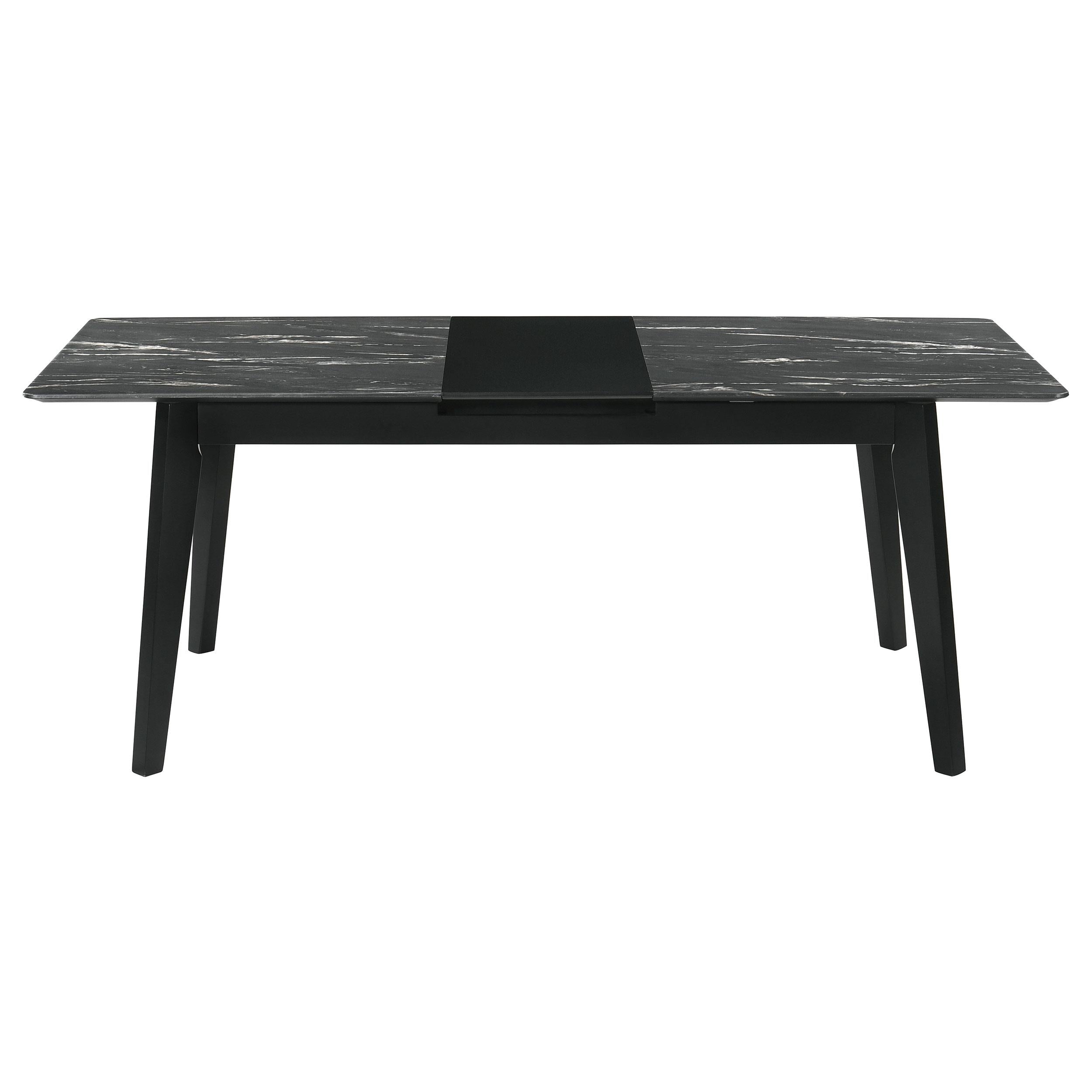 Crestmont 7-piece Extension Leaf Dining Table Set Black - 121251-S7