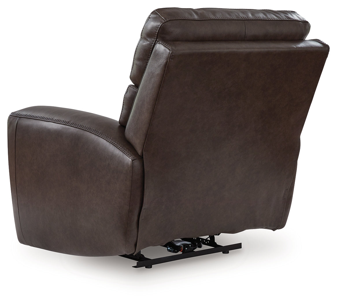Crossplex Smoke Power Recliner - PCU6450613