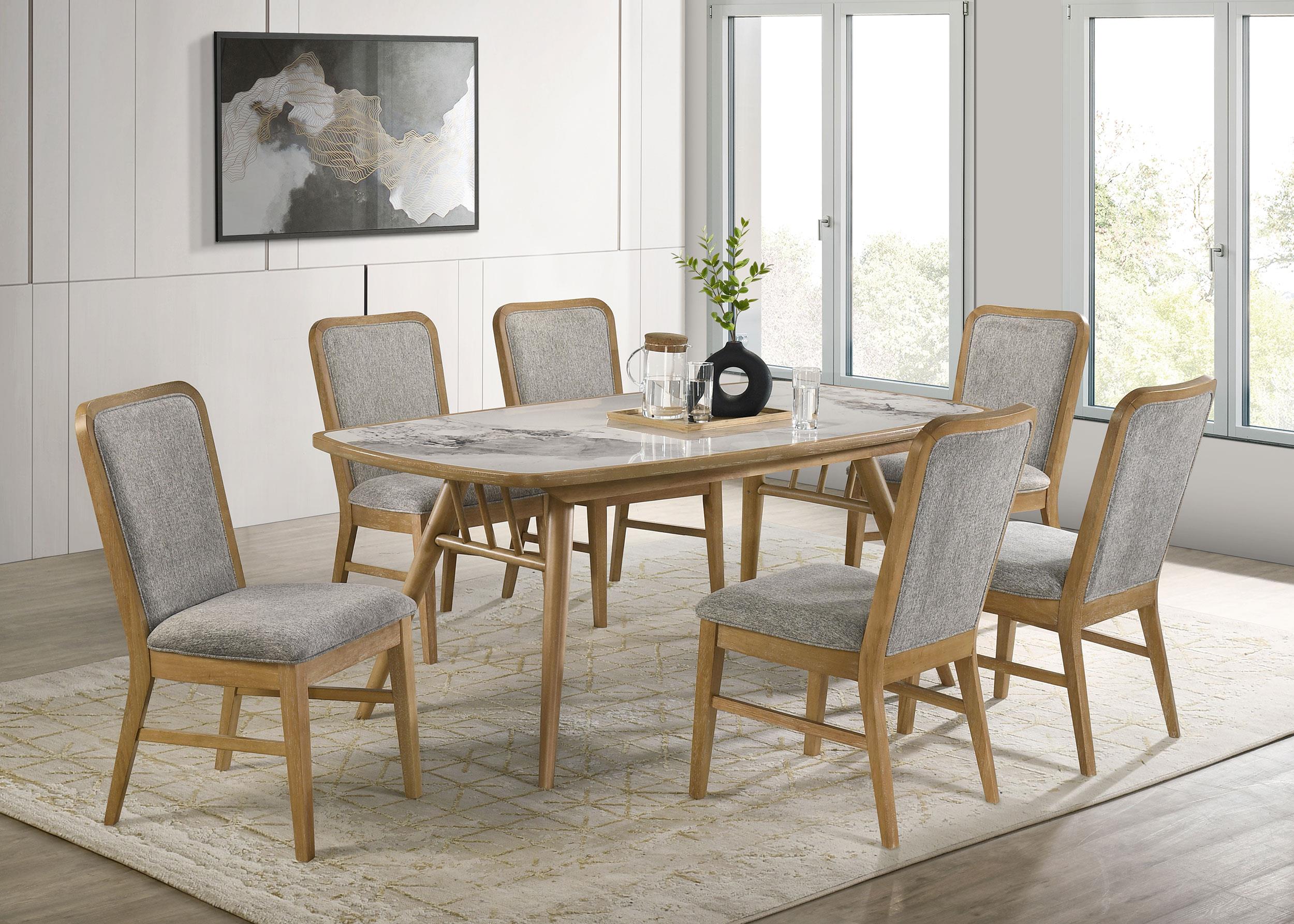 Croyden 73-inch Rectangular Dining Table Weathered Natural - 193731