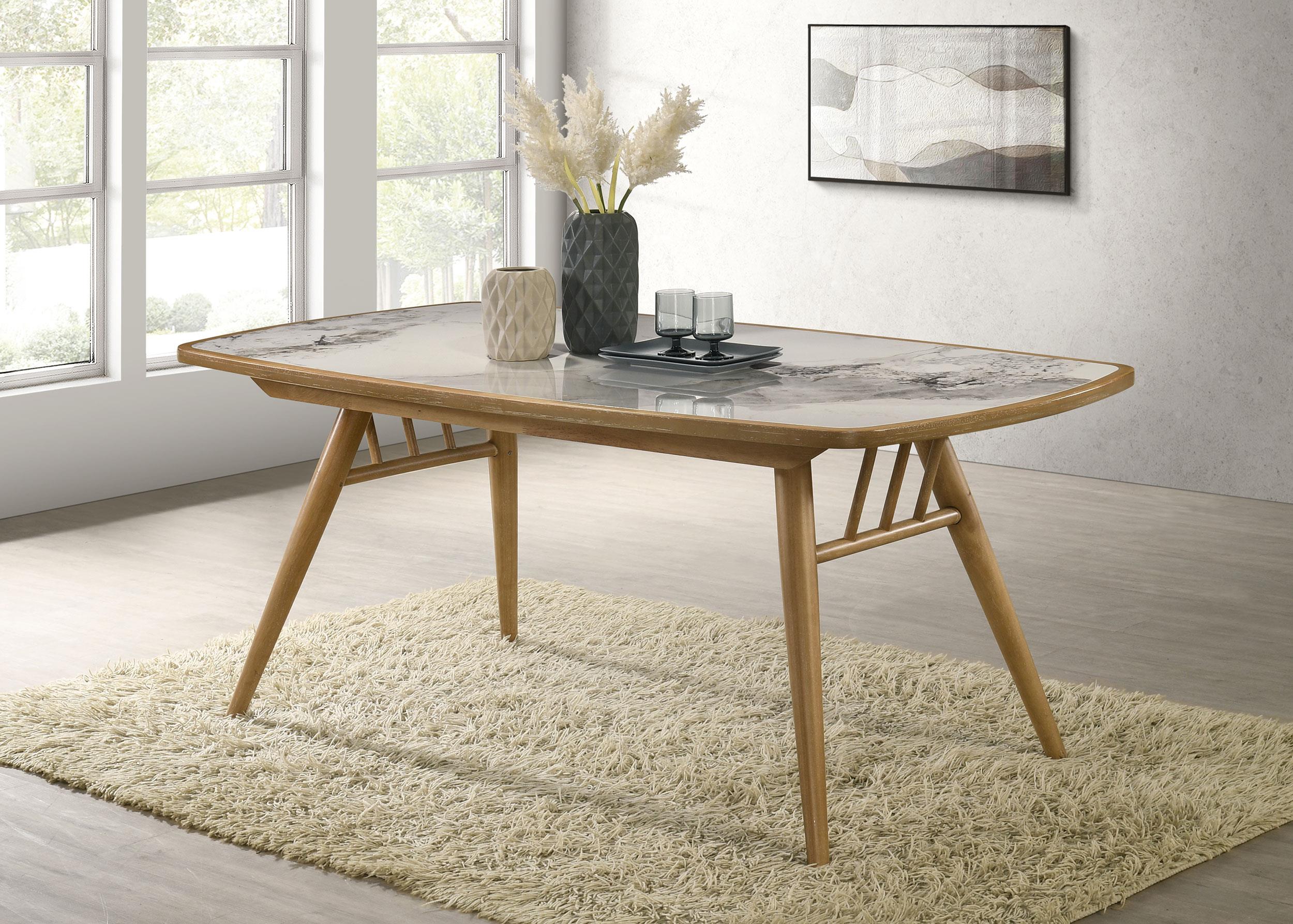 Croyden 73-inch Rectangular Dining Table Weathered Natural - 193731