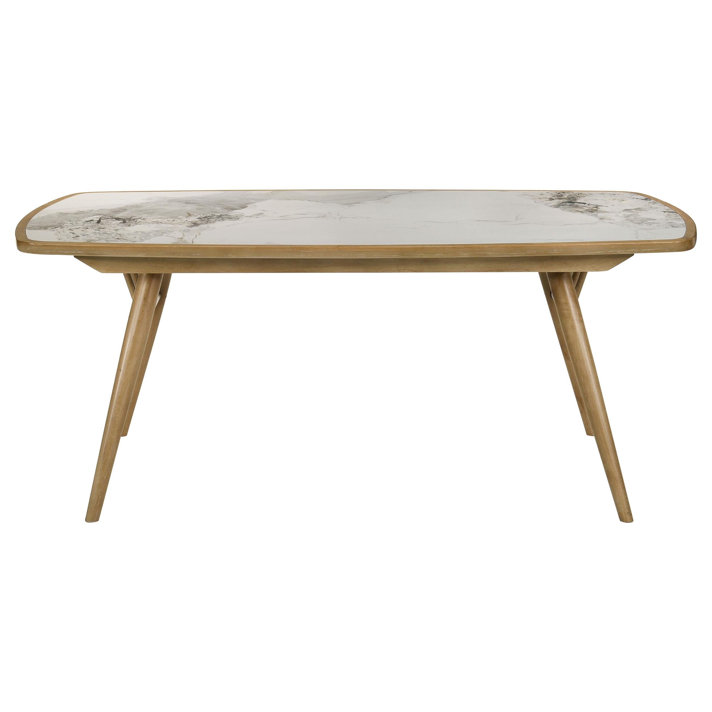 Croyden 73-inch Rectangular Dining Table Weathered Natural - 193731