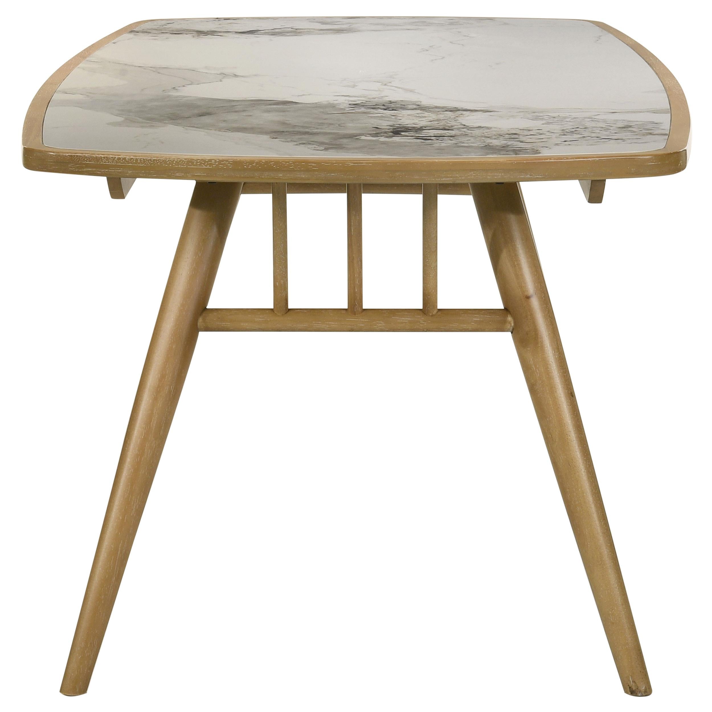 Croyden 73-inch Rectangular Dining Table Weathered Natural - 193731