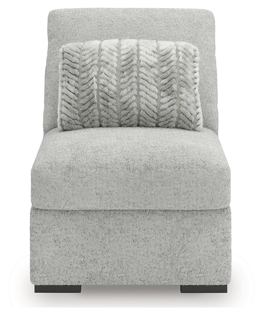 Cuddle Plush Arctic Armless Chair - PC5910646