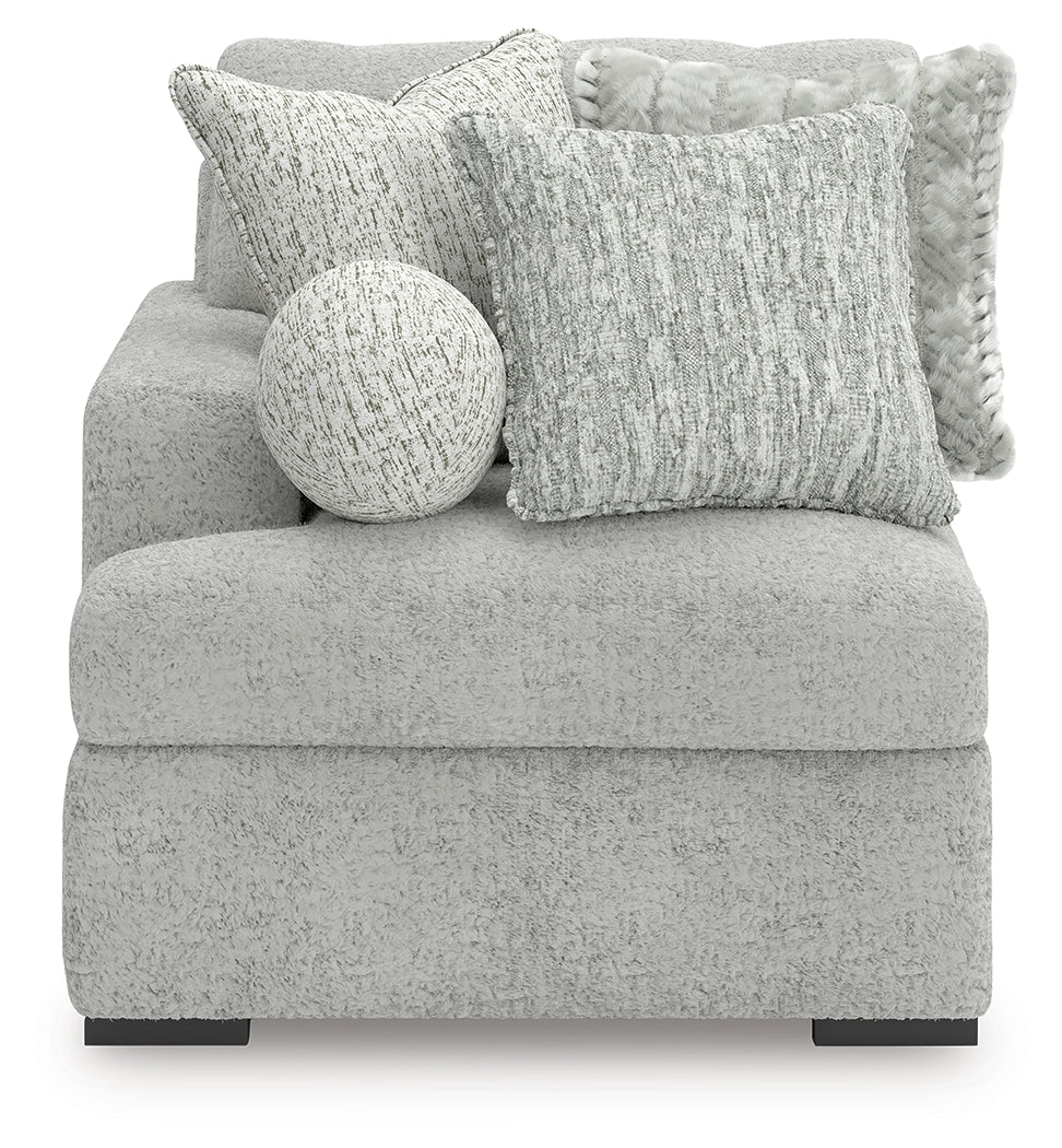 Cuddle Plush Arctic Left-Arm Facing Corner Chair - PC5910664