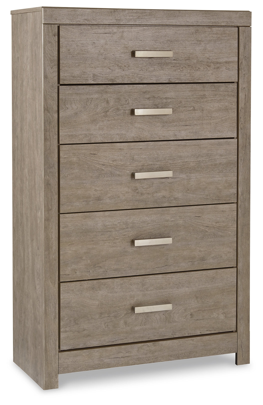 Culverbach Gray Full Panel Bed, Dresser, Chest and Nightstand - B070B18