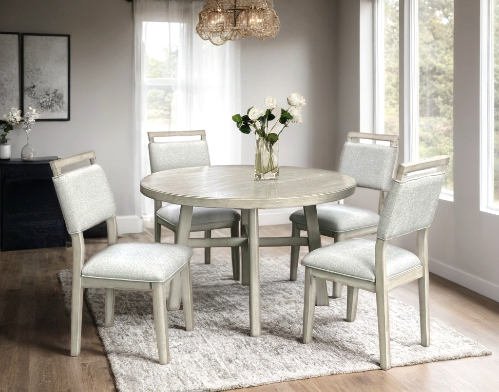 D2400 Dining Table + 4 Chair Set - D2400