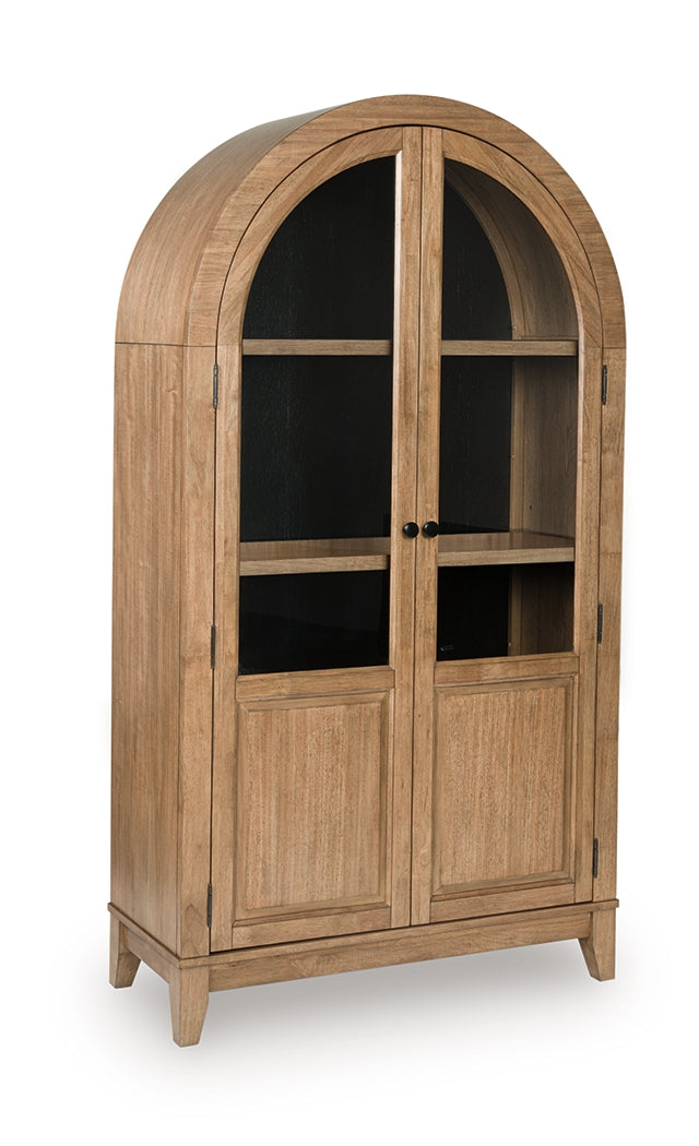 Dagandale Natural/Black Accent Cabinet - A4000705