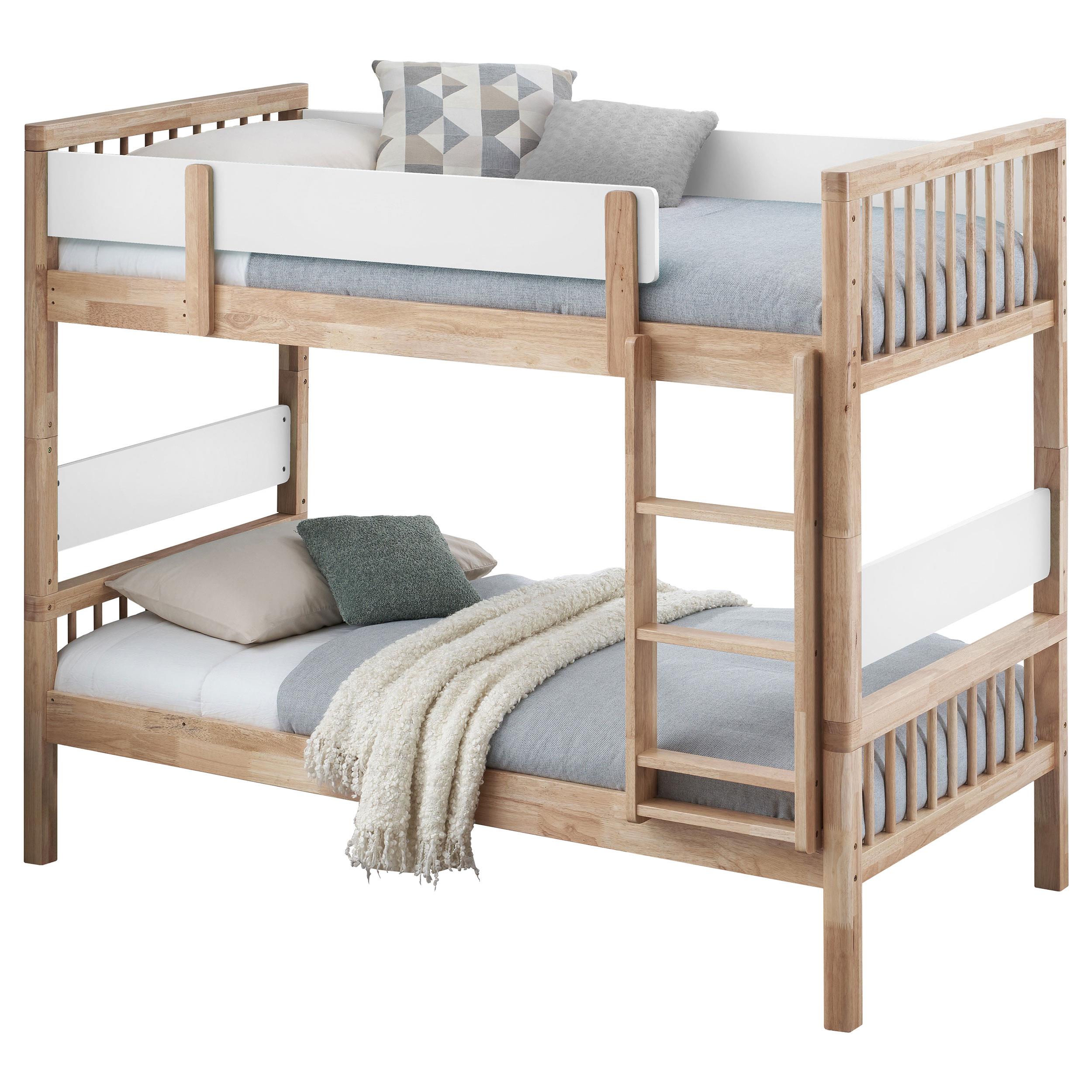 Dakota Wood Twin Over Twin Bunk Bed Natural - 461171