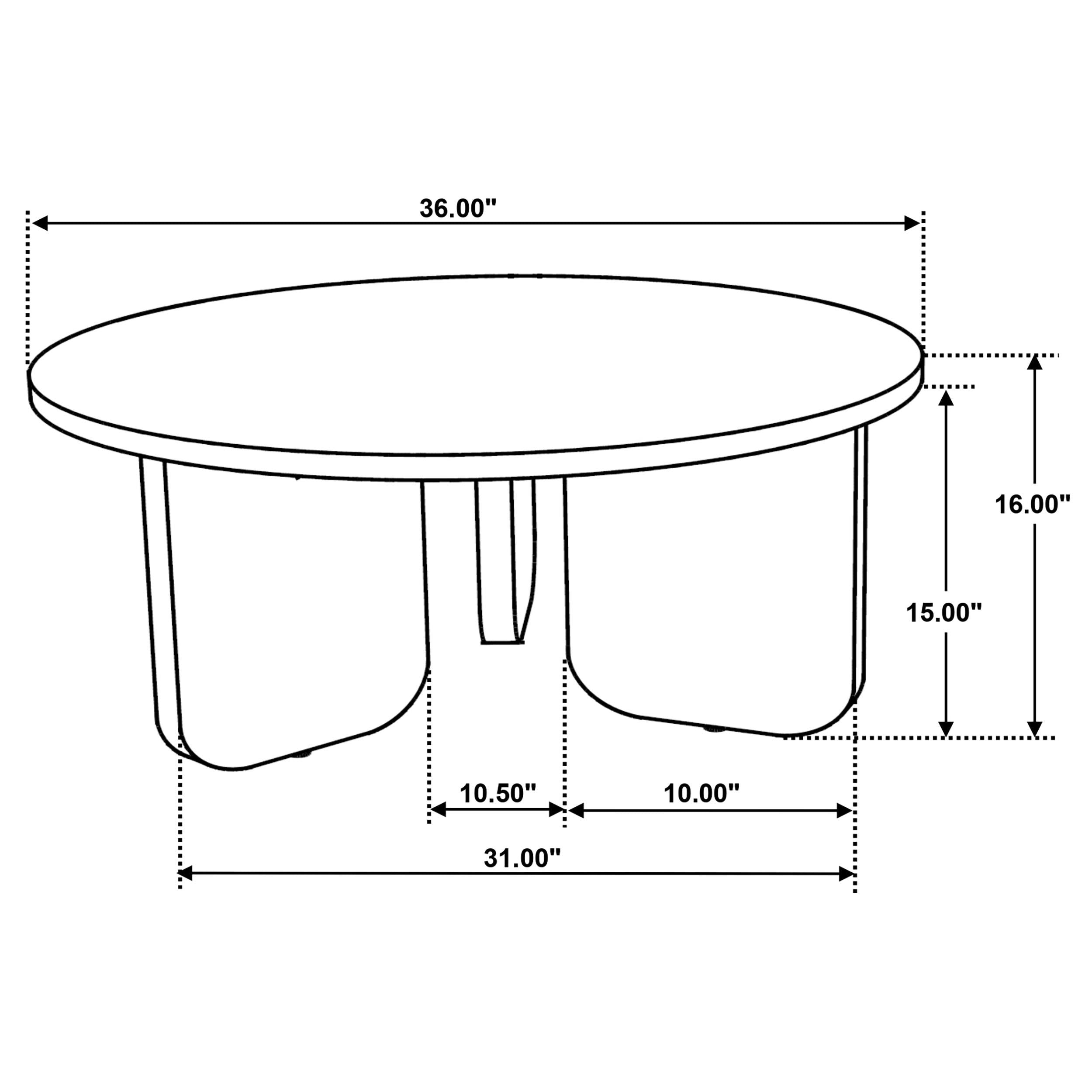 Dale 3-piece Solid Wood Coffee and End Table Set Brown - 721998-S3