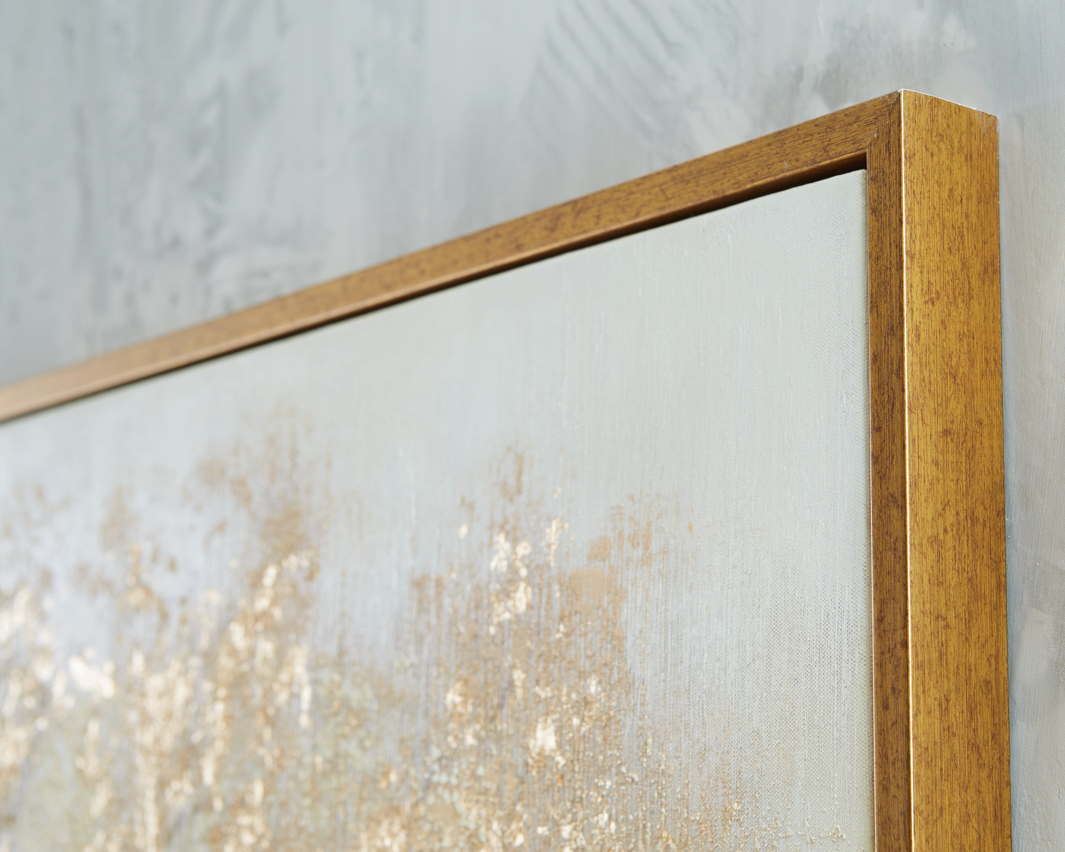 Dalewick Brown/Gray/Gold Finish Wall Art - A8000448