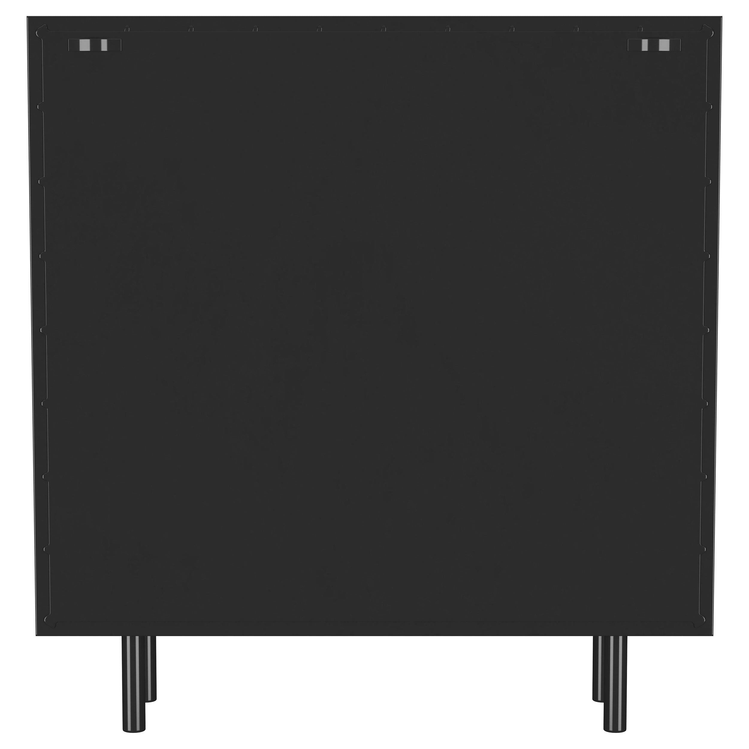 Dalia 2-door Accent Storage Cabinet with Shelving Black - 950385