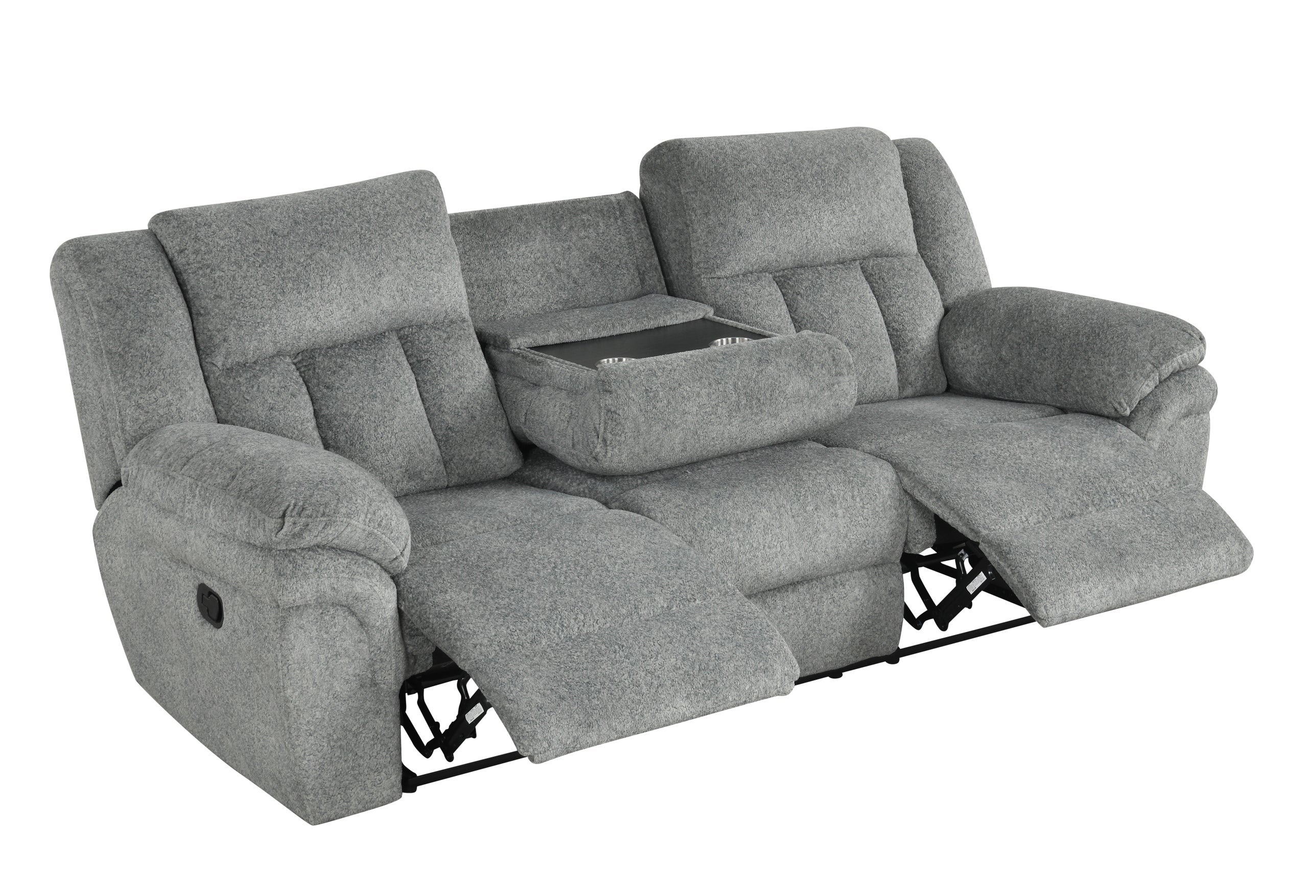 Dallas Gray - 3PC Reclining Set - Dallas Gray